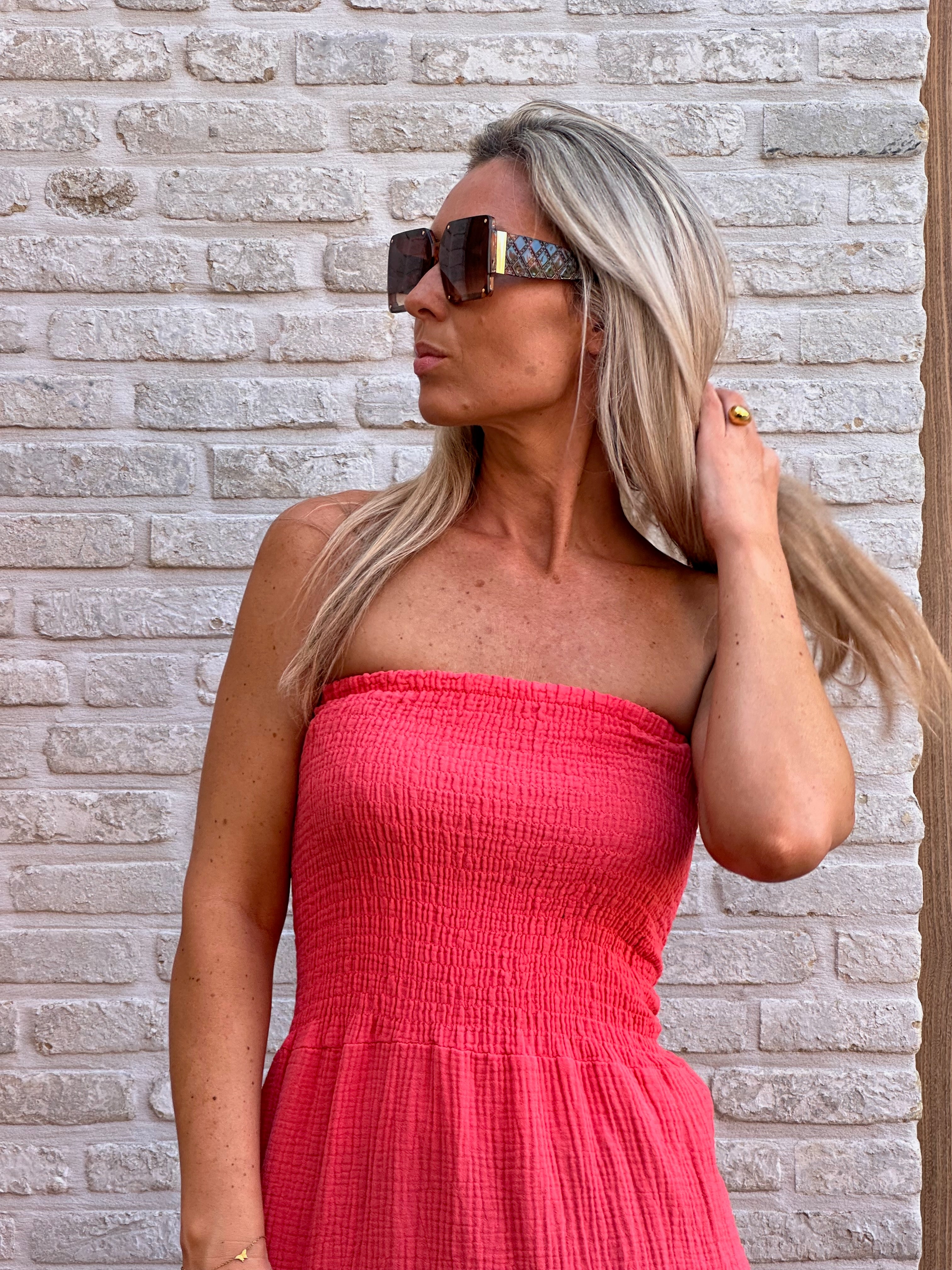 Jurk Livia Koraal