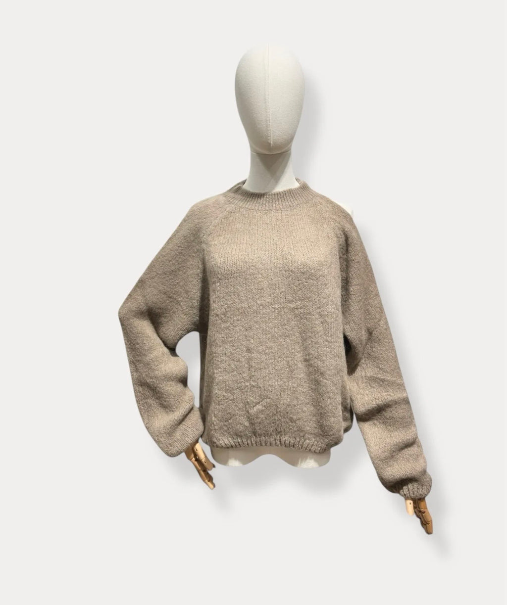 Pull Mae - Offshoulder - Taupe