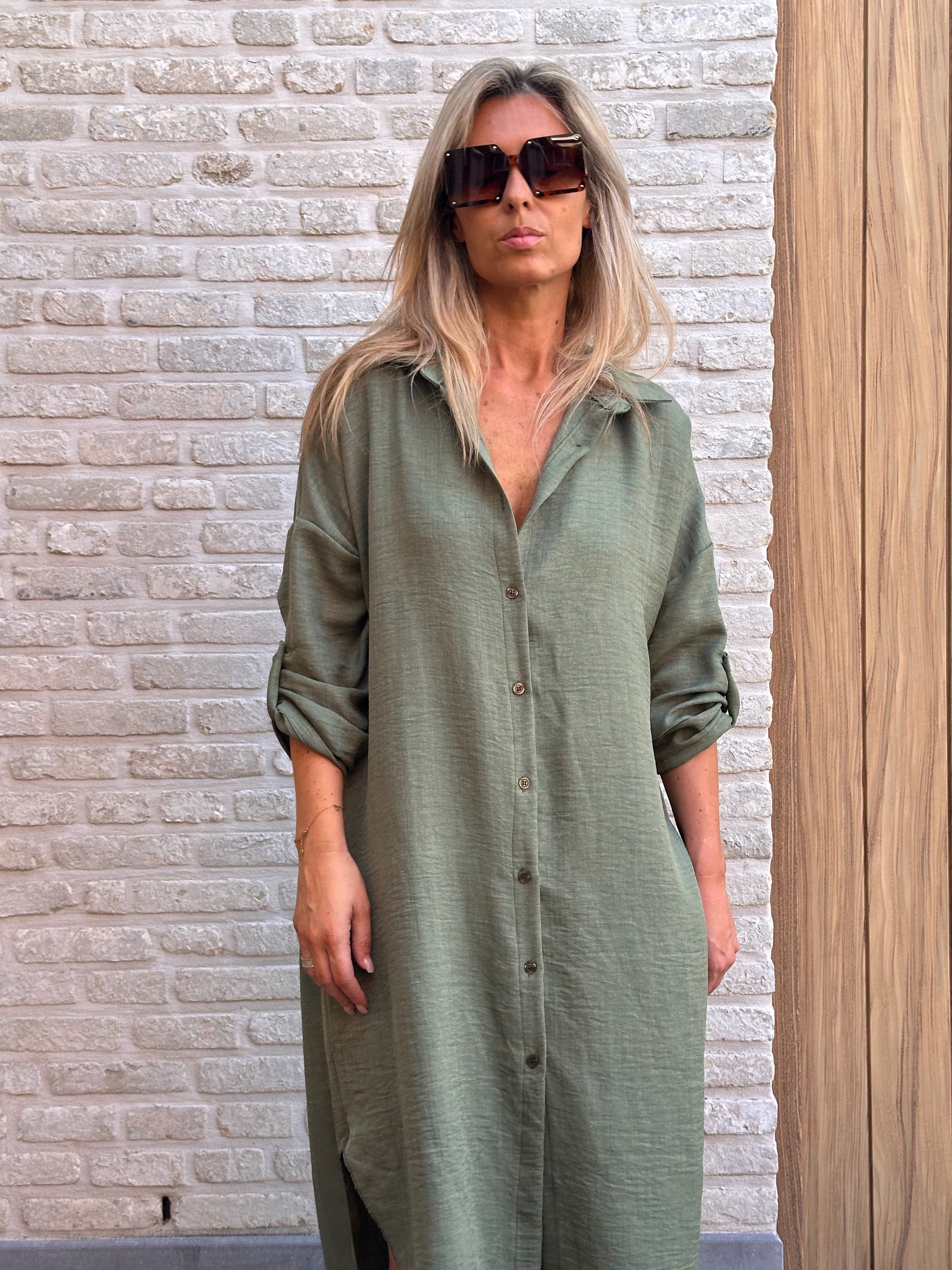 Jurk Ivi Kaki