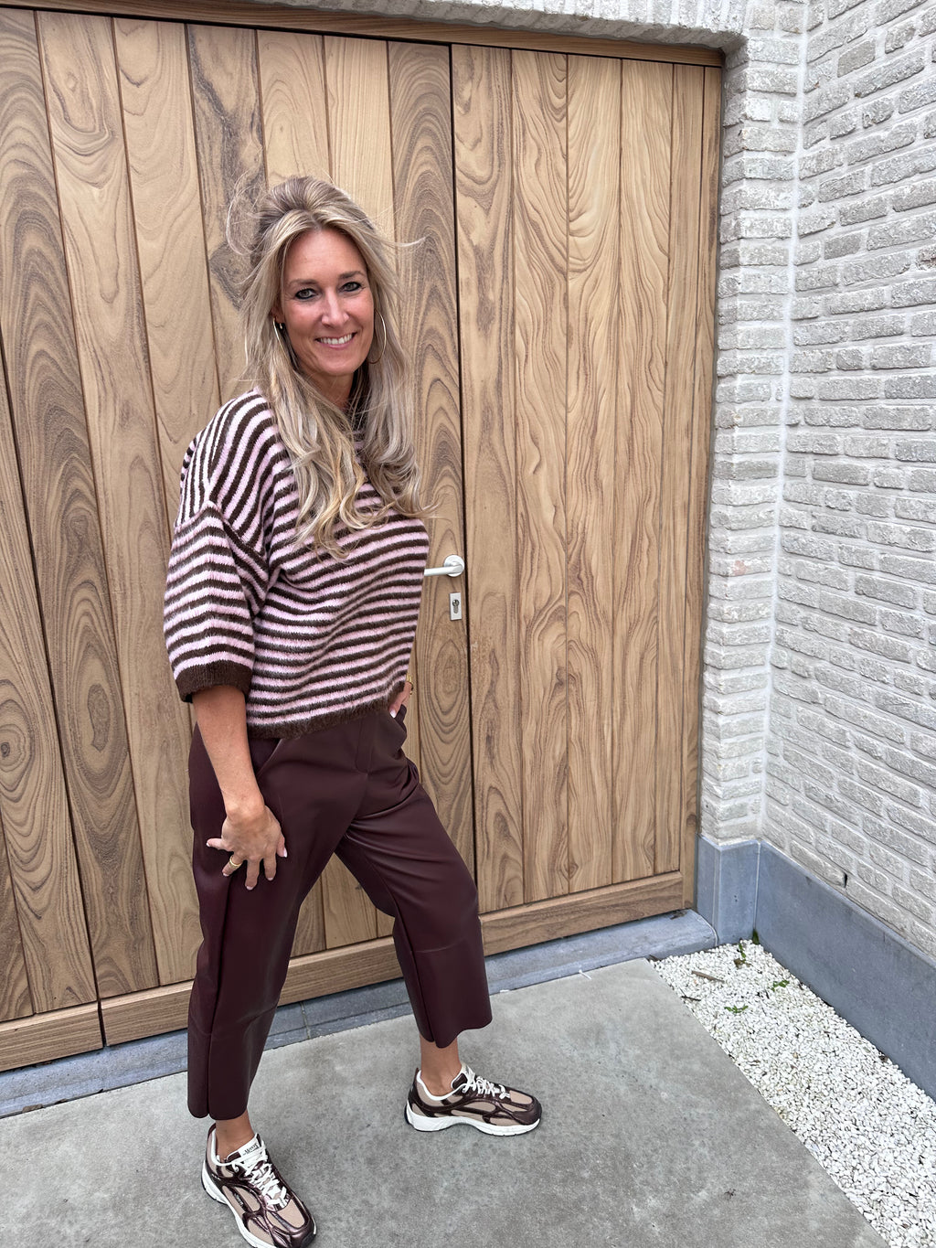 Pull Steffi Pink/Brown