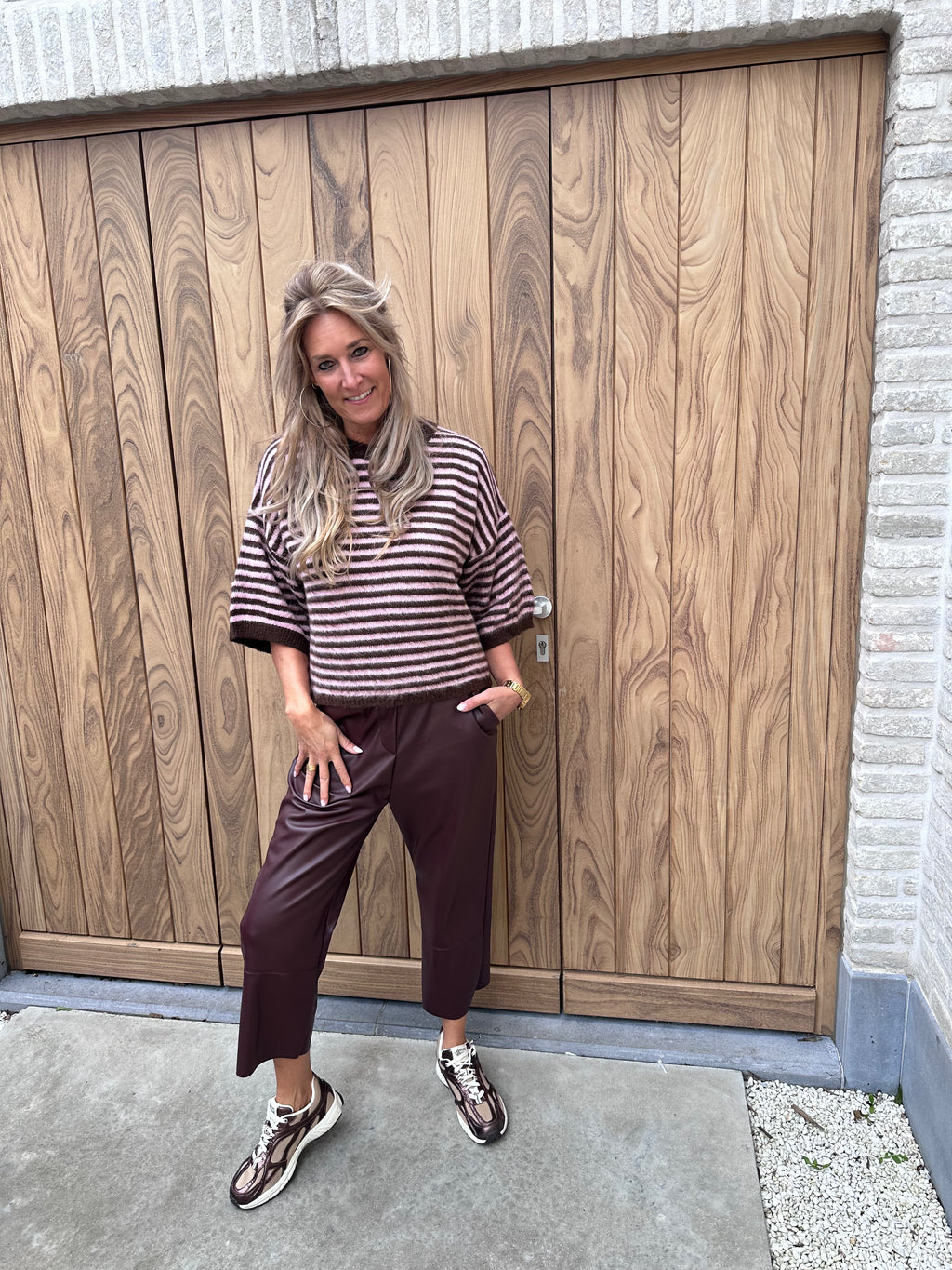 Pull Steffi Pink/Brown