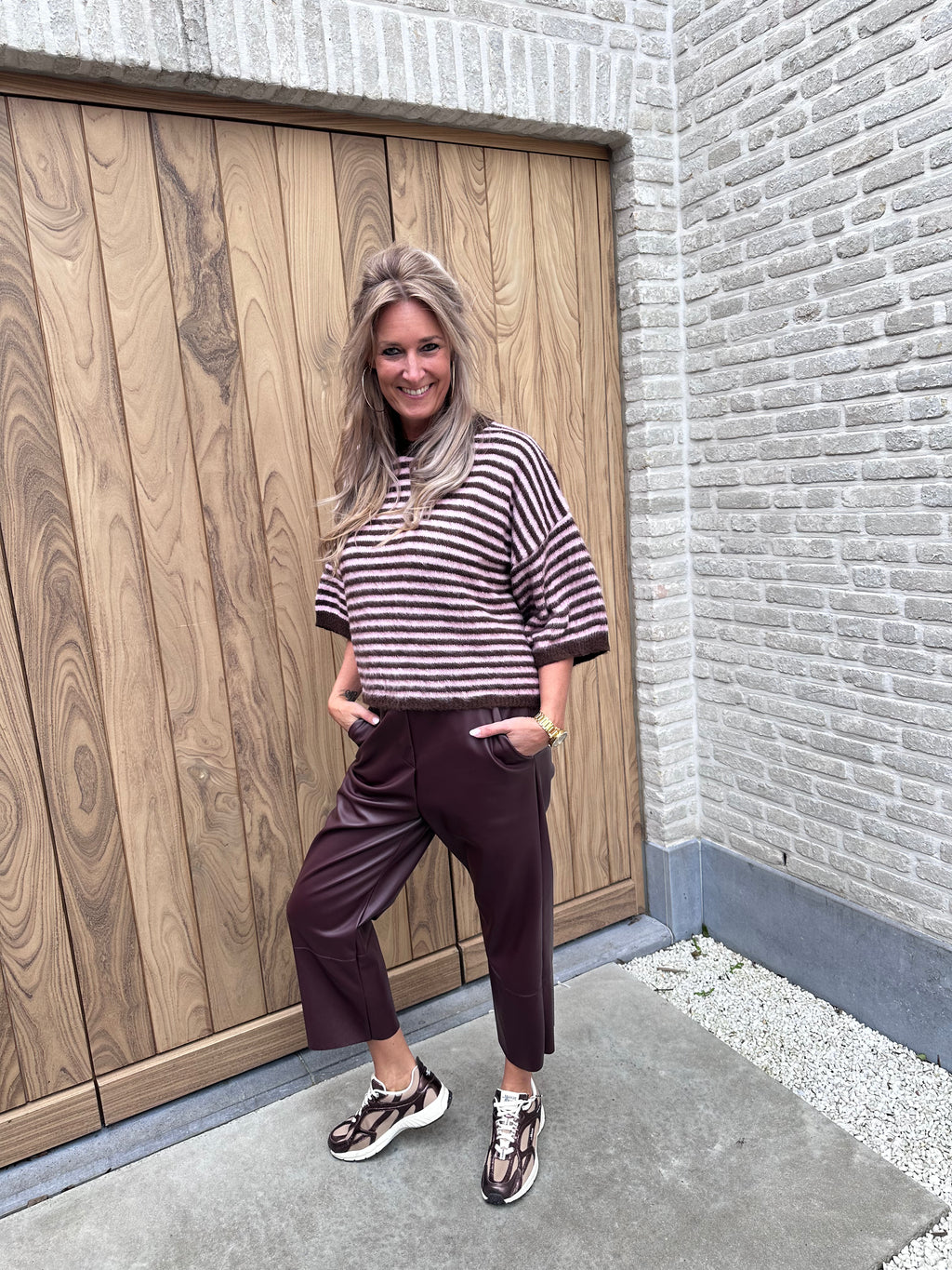 Pull Steffi Pink/Brown