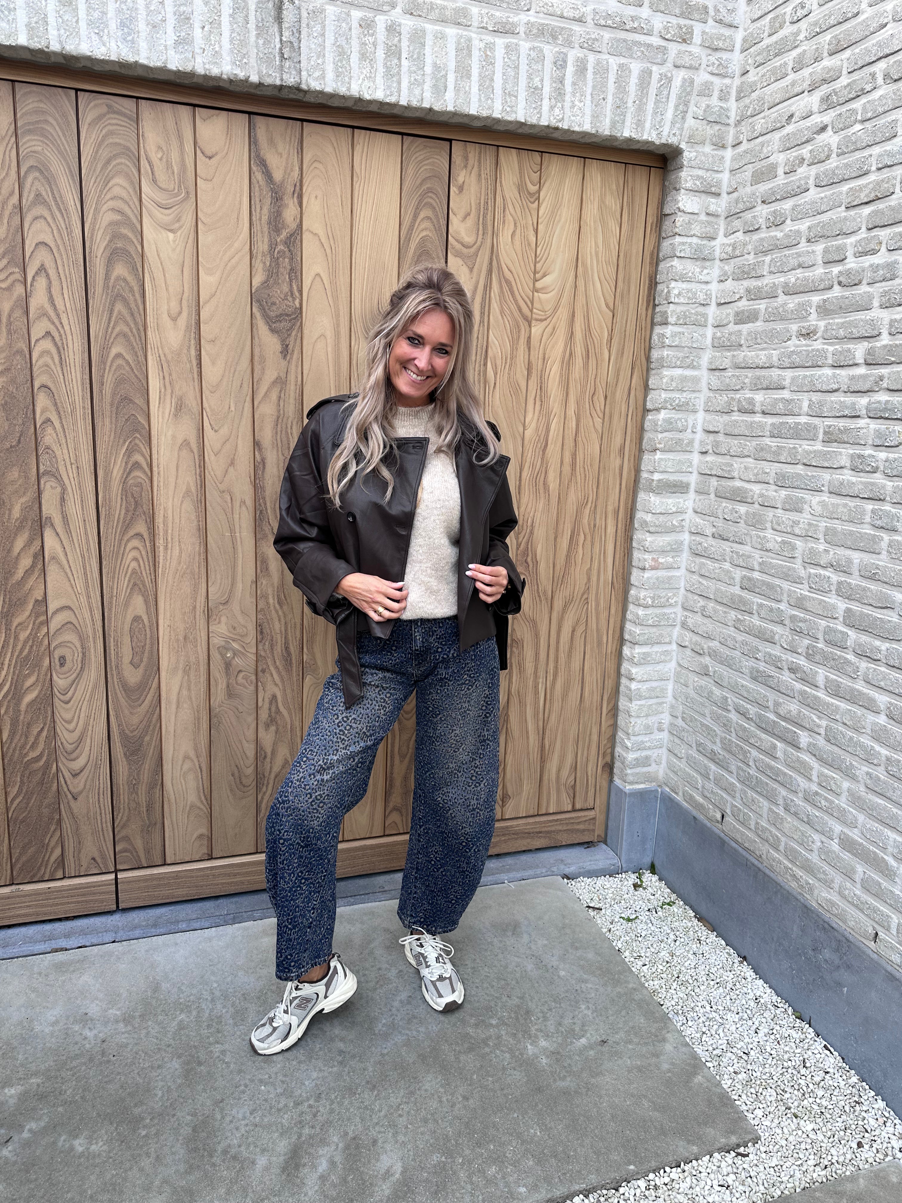 Broek Caro Leopard