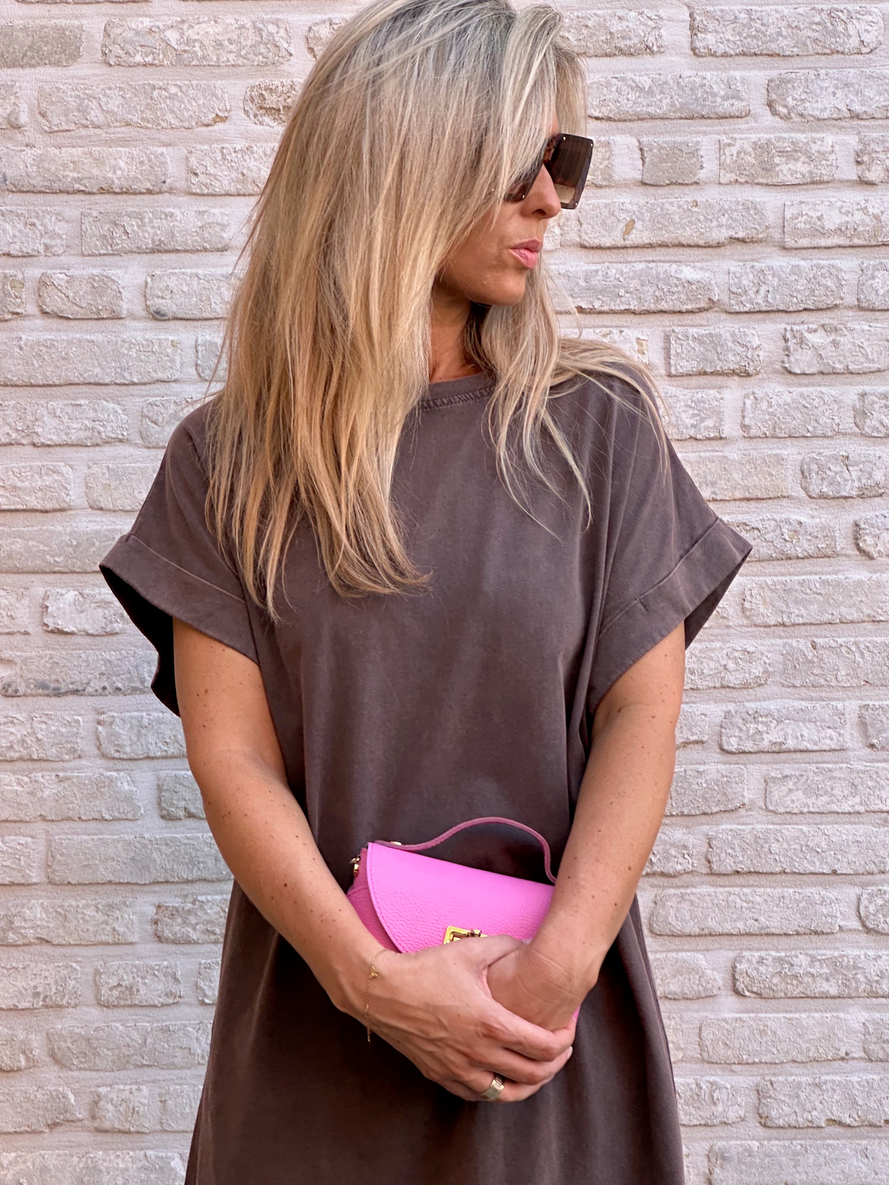 Jurk Anne Bruin