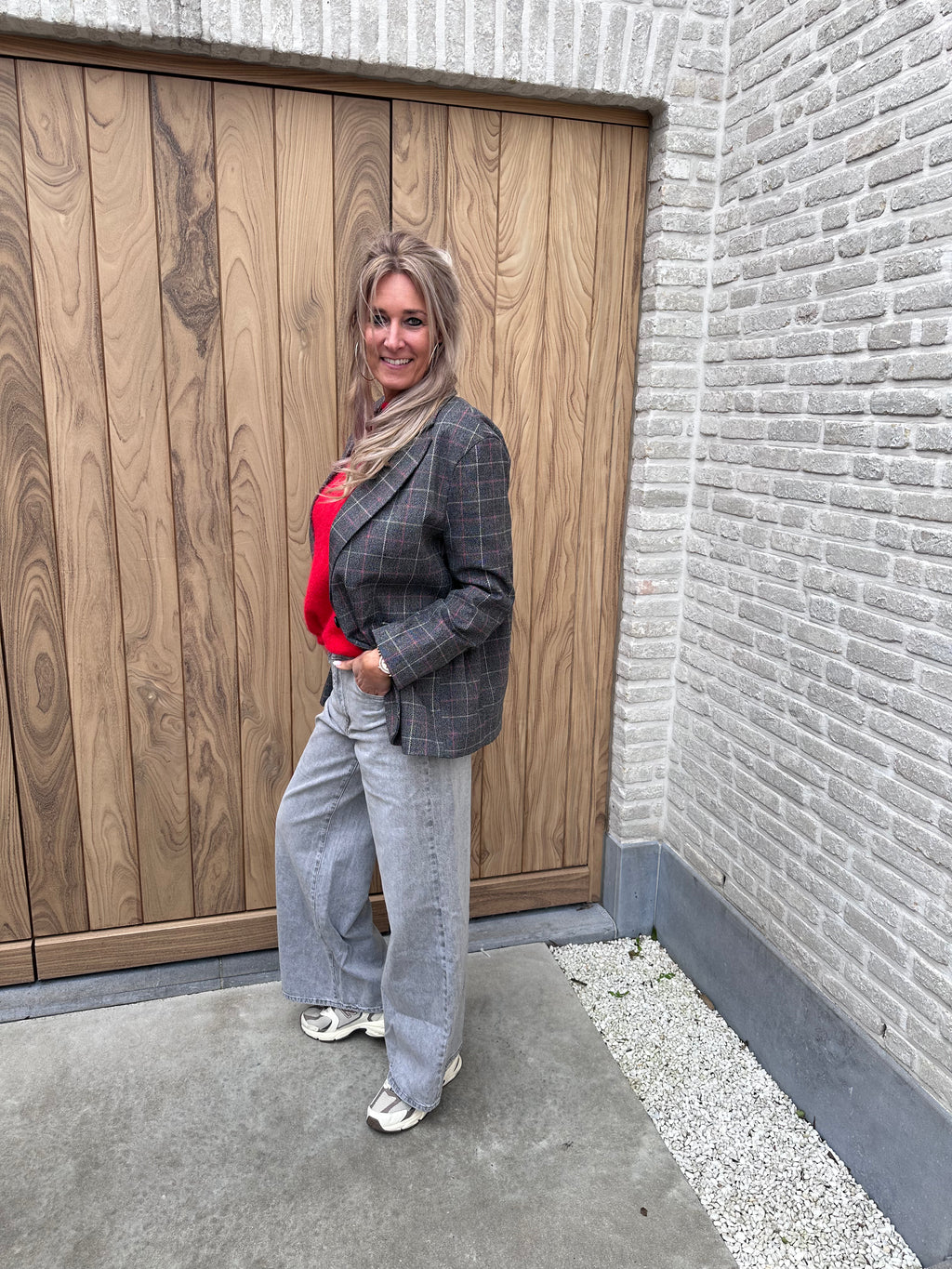 Blazer Ziggy - Carreaux - Red