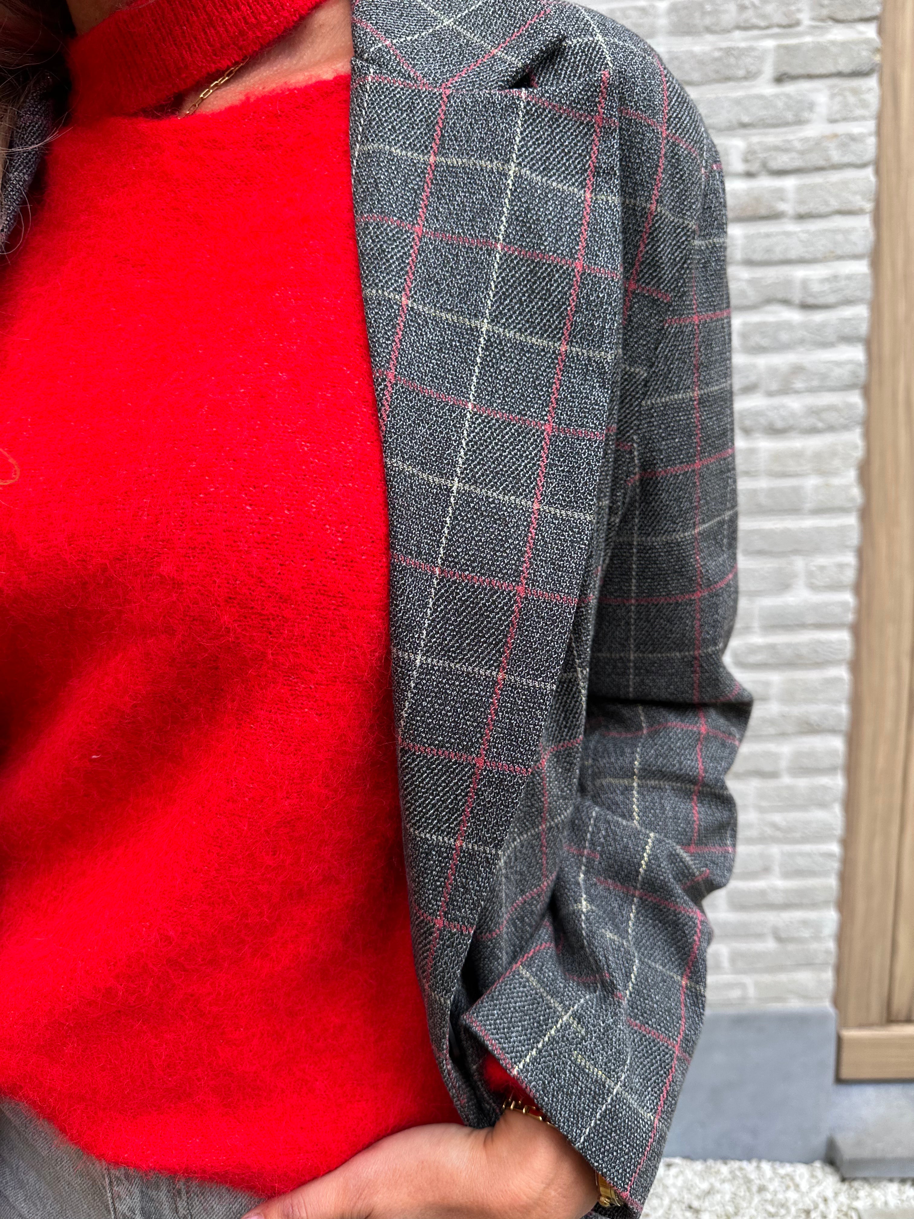 Pull Bé Red Offshoulder