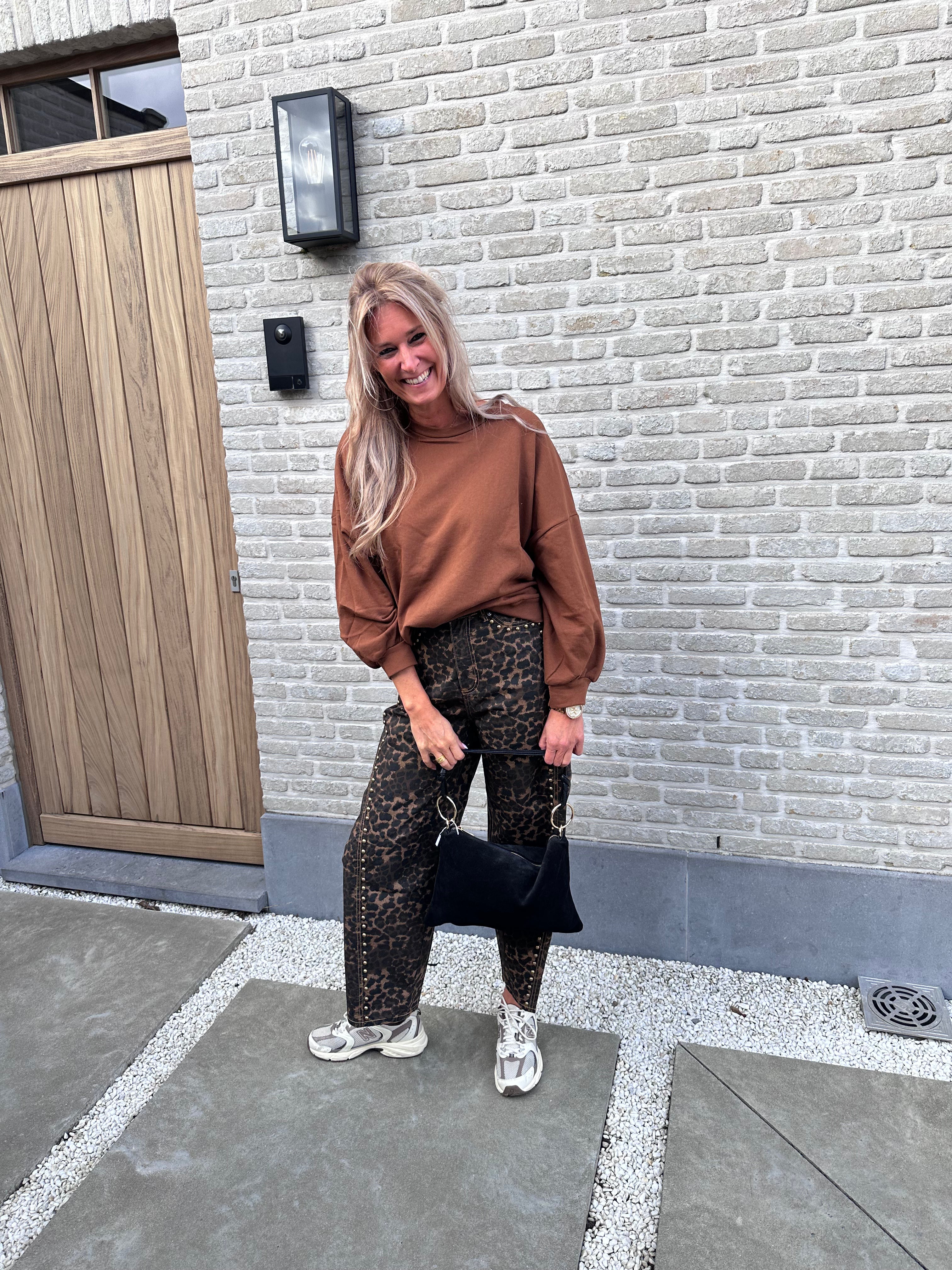 Sweater Scout Cognac - Oversized