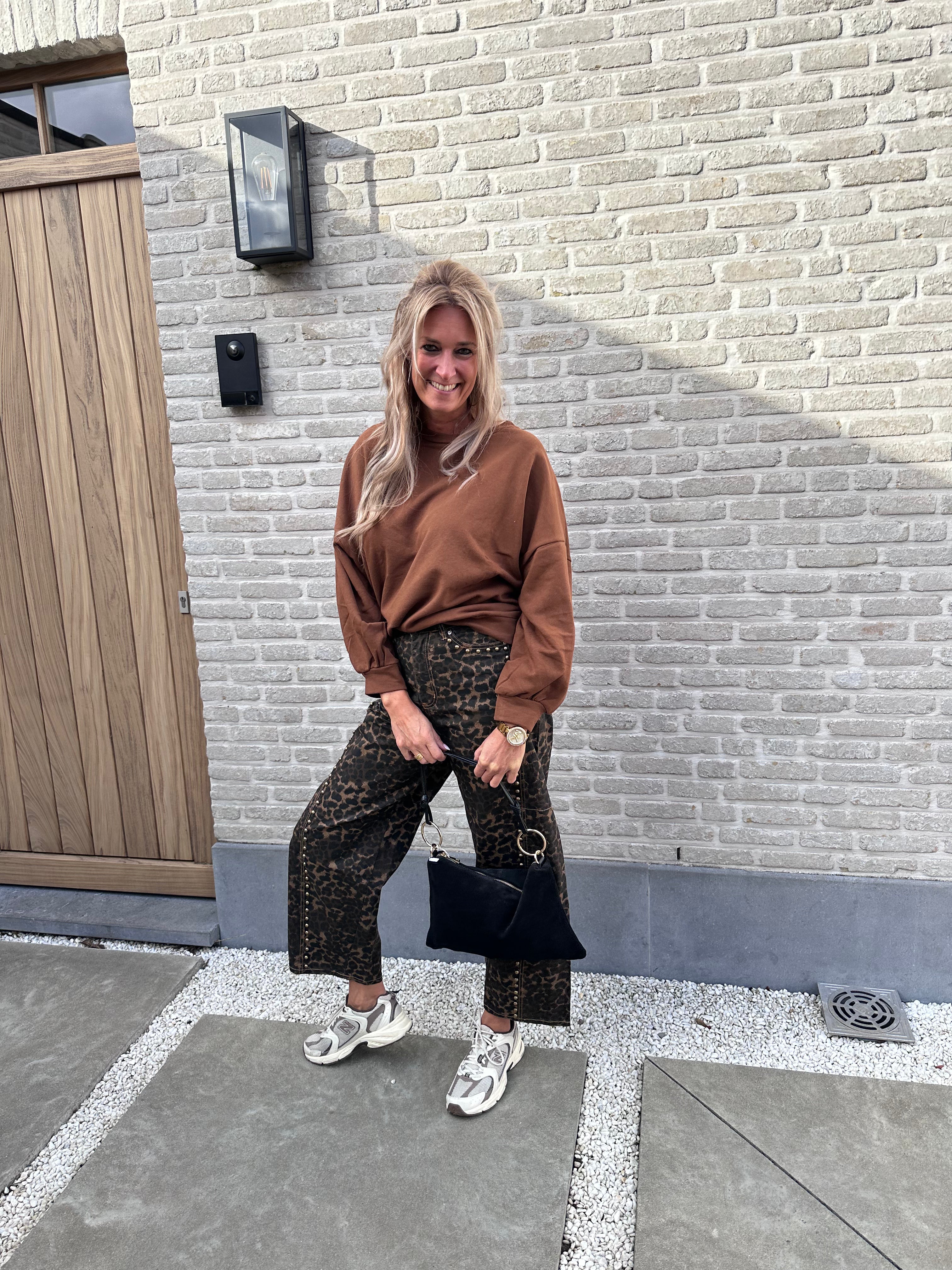 Sweater Scout Cognac - Oversized