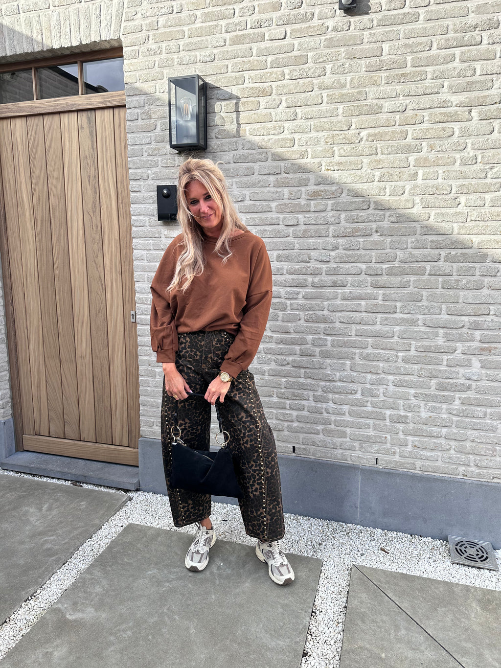 Sweater Scout Cognac - Oversized