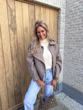 Pull Jolie Rolkraag Beige