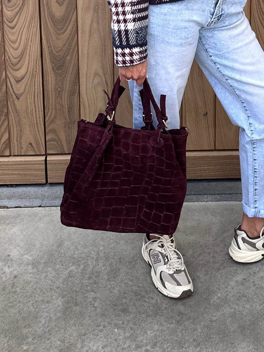 Handtas Coco Bordeaux