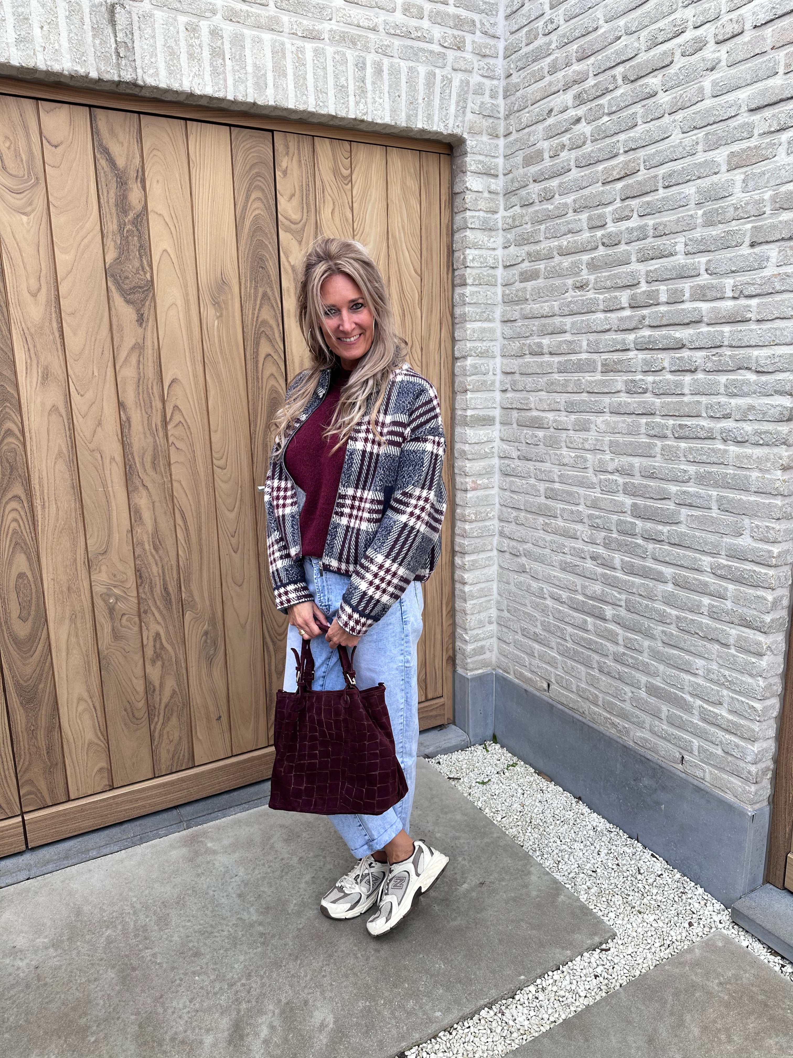 Jasje June Carreaux Bordeaux