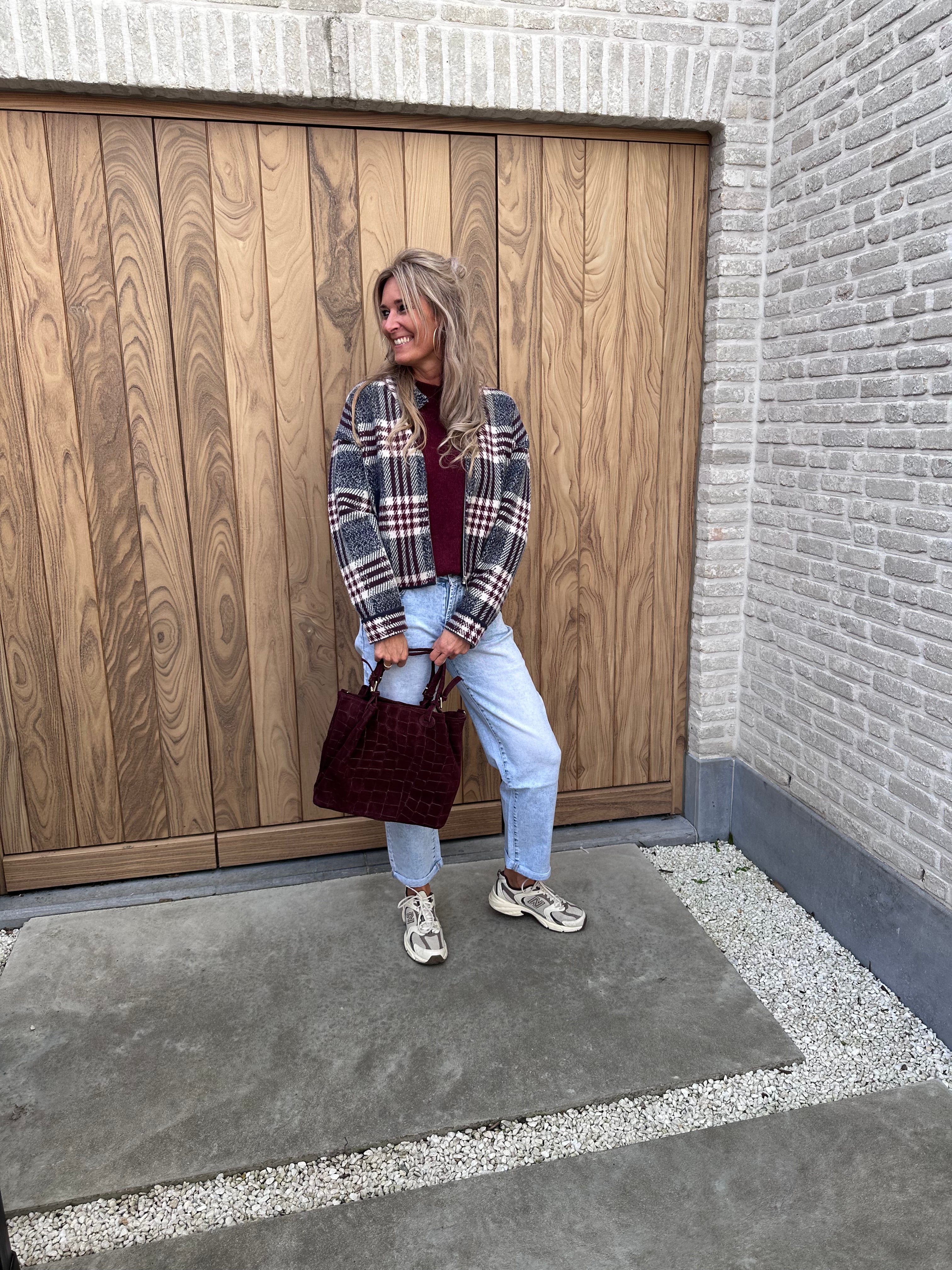 Jasje June Carreaux Bordeaux
