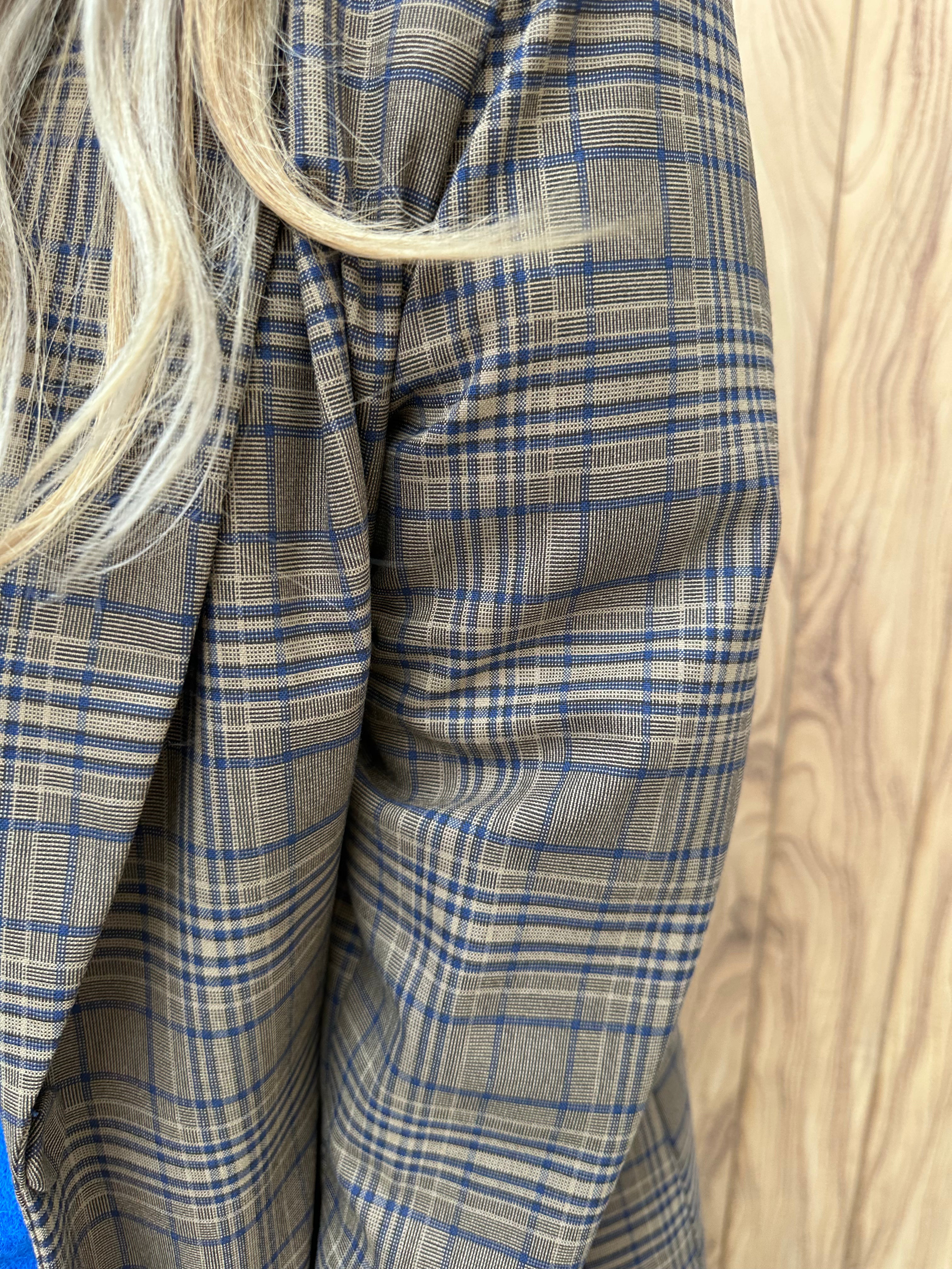 Blazer Hazel carreaux Blue