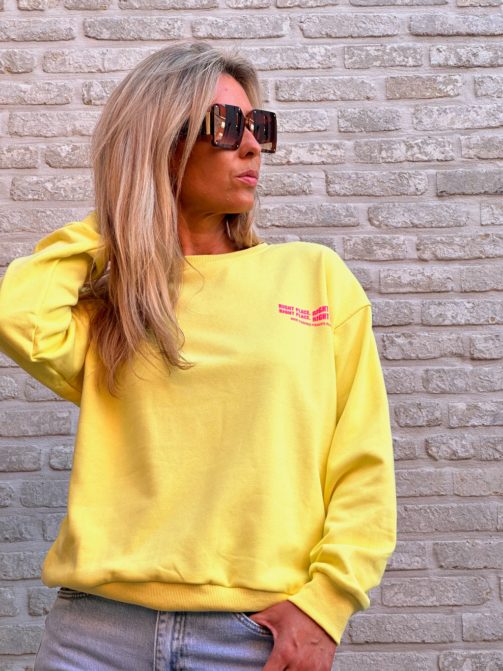 Sweater Bregje Geel