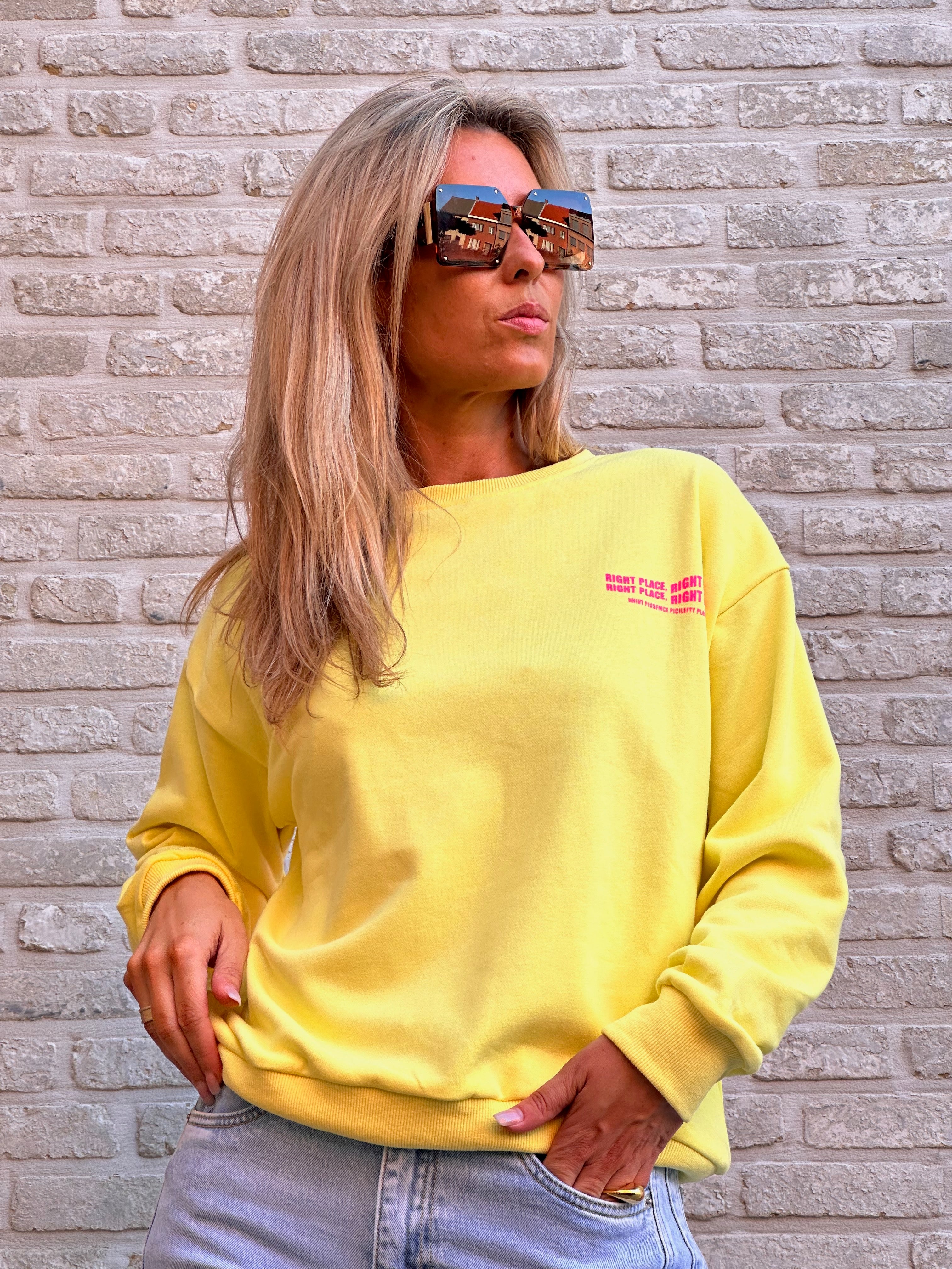 Sweater Bregje Geel