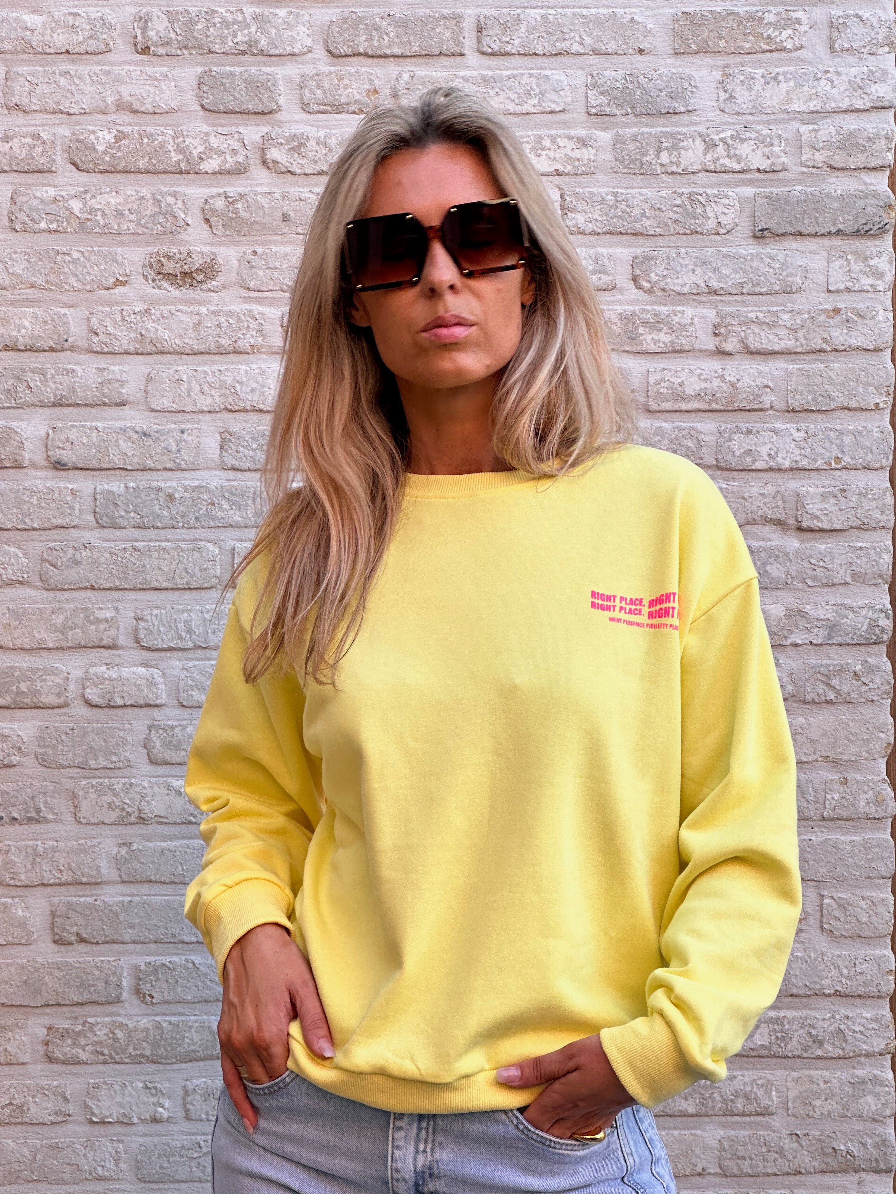 Sweater Bregje Geel