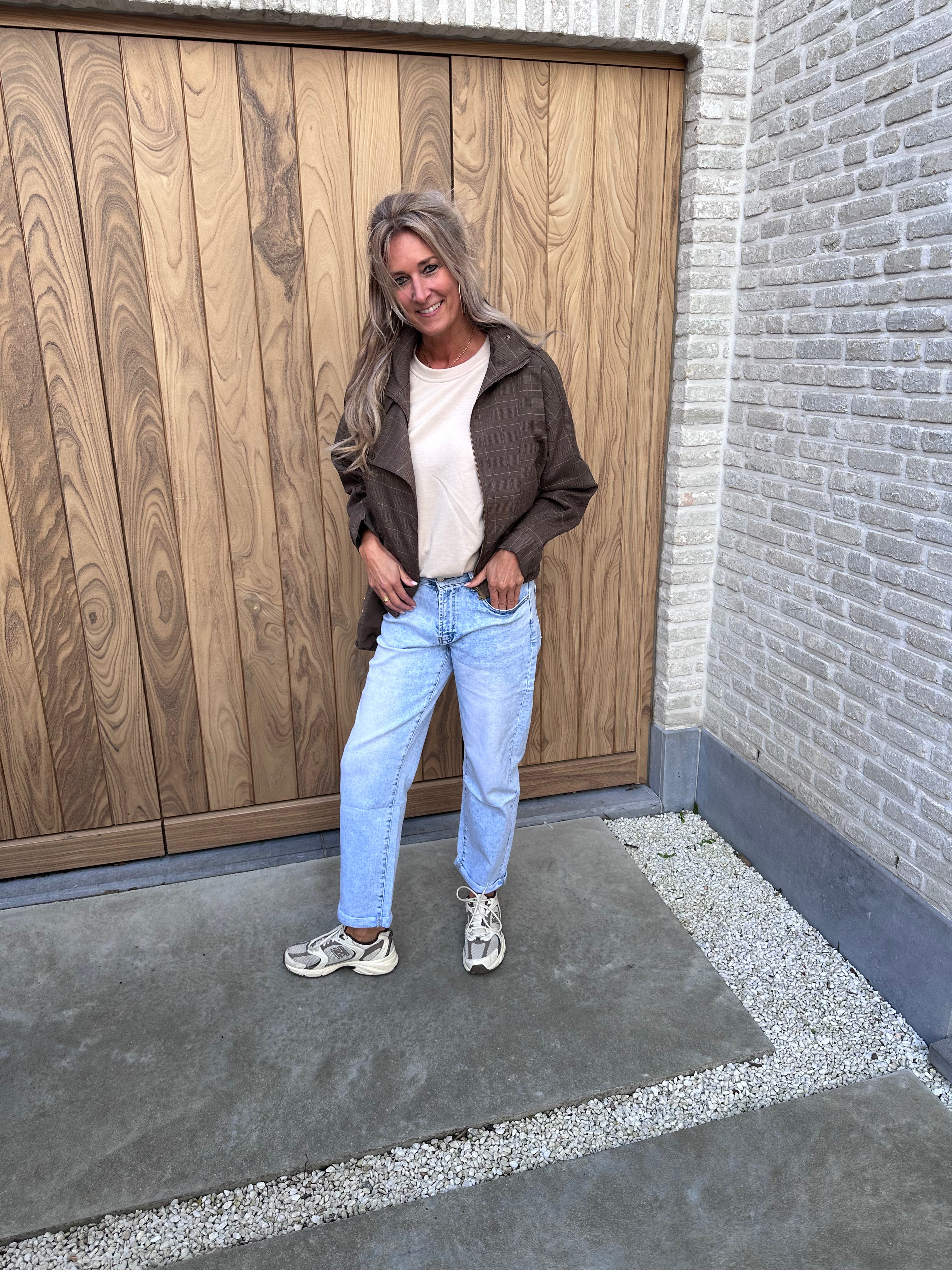 Sweater Jo - Oversized- Beige - Dun