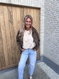 Sweater Jo - Oversized- Beige - Dun