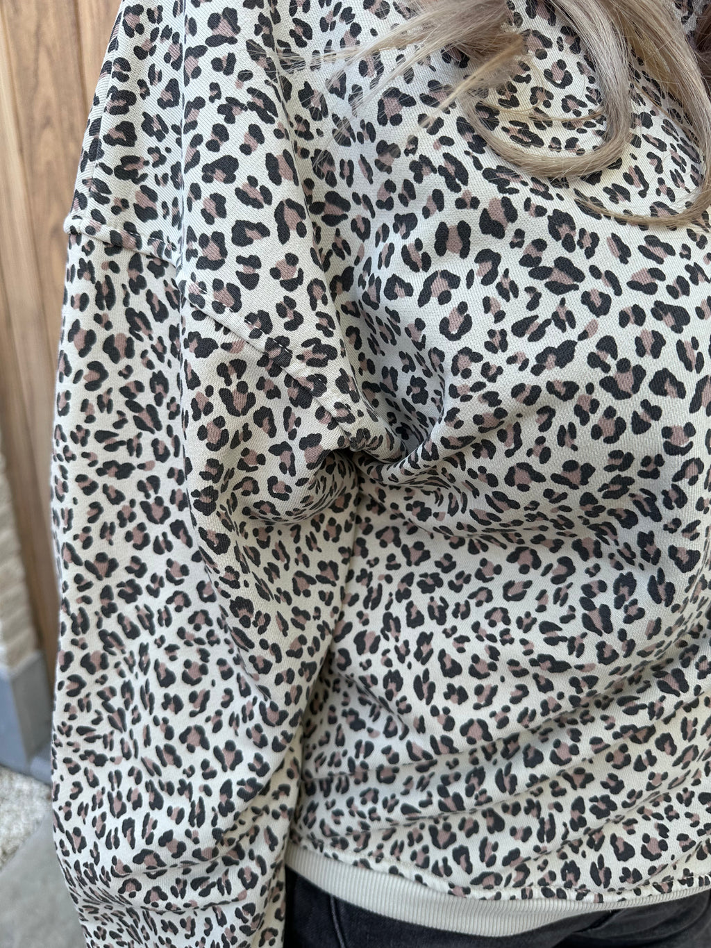 Sweater Bente Leopard Beige