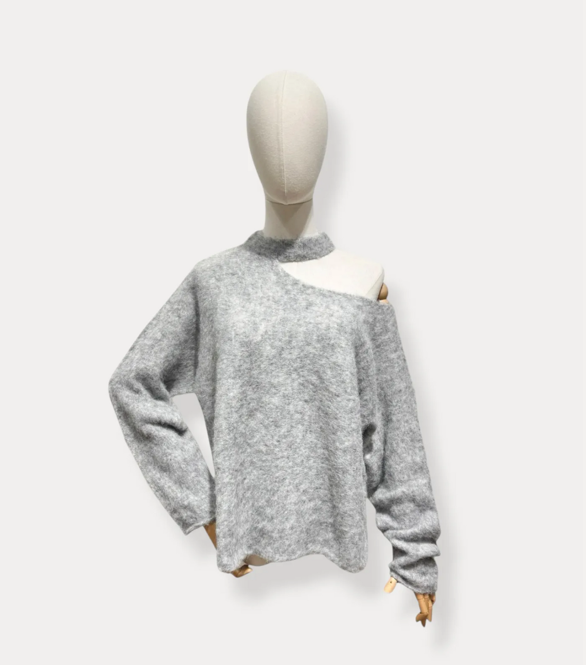 Pull Bé Grey Light Offshoulder