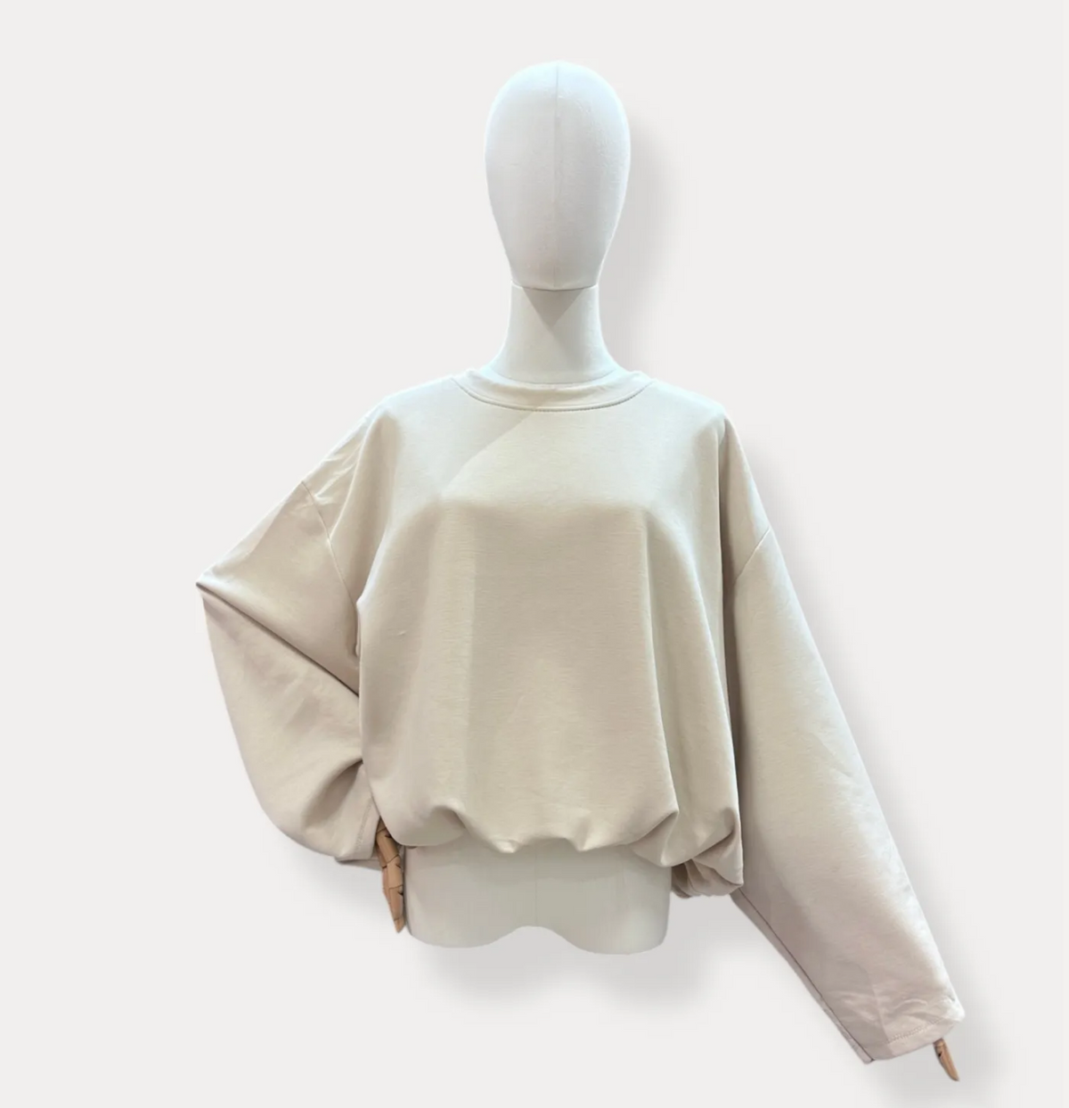 Sweater Jo - Oversized- Beige - Dun