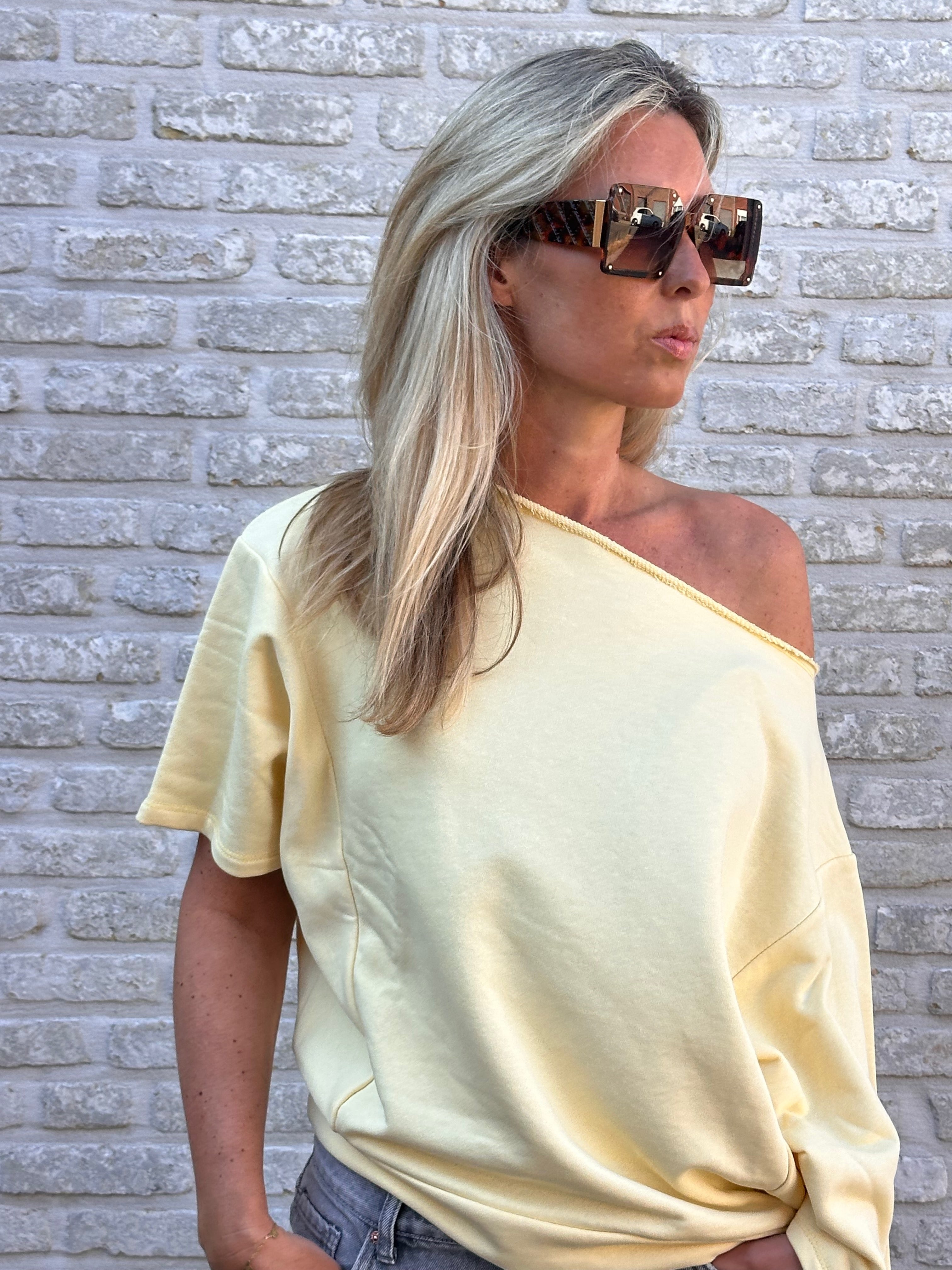 Sweater Offshoulder Oversized Yana Geel