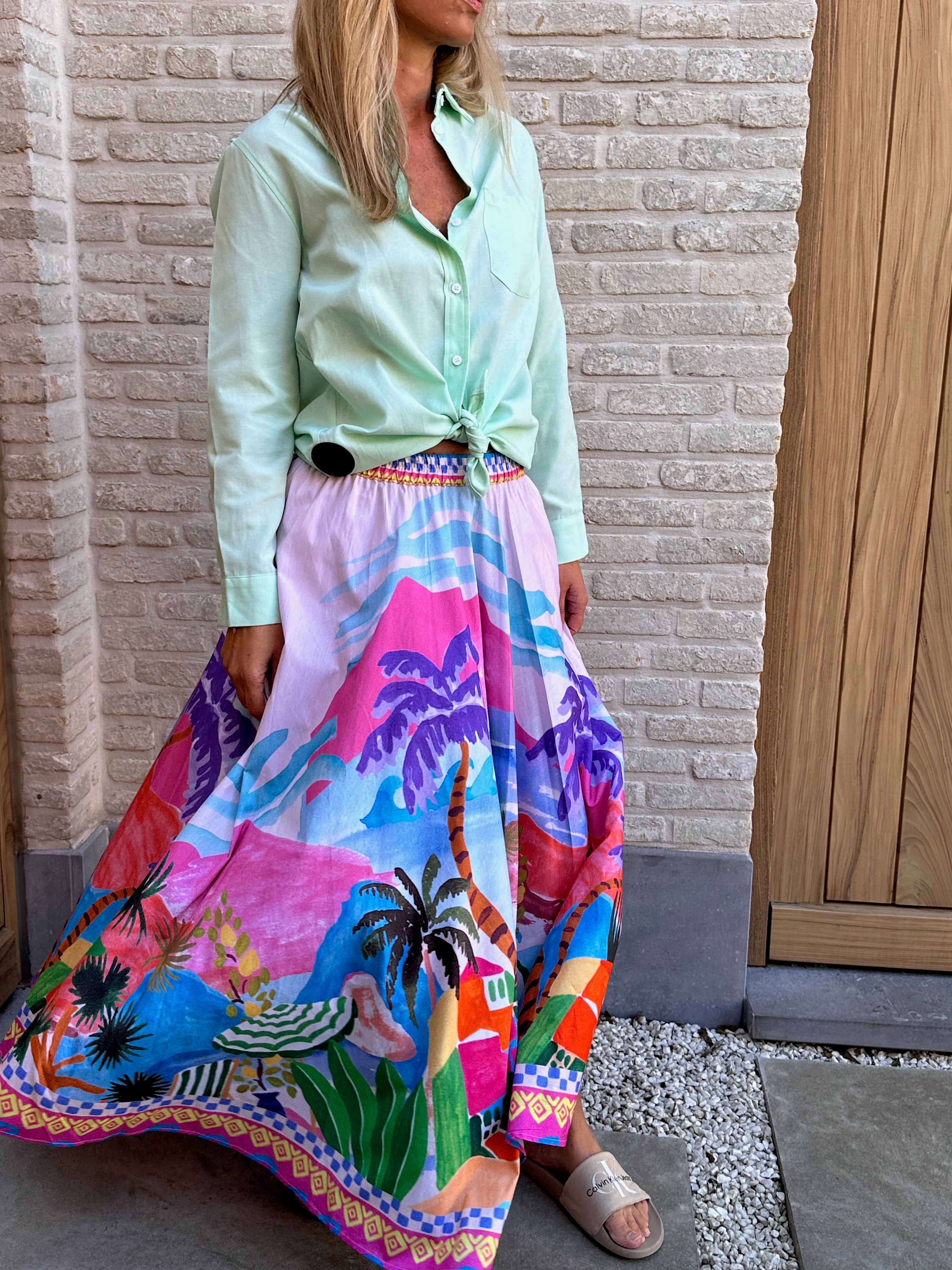 Hemd Ann mint - oversized