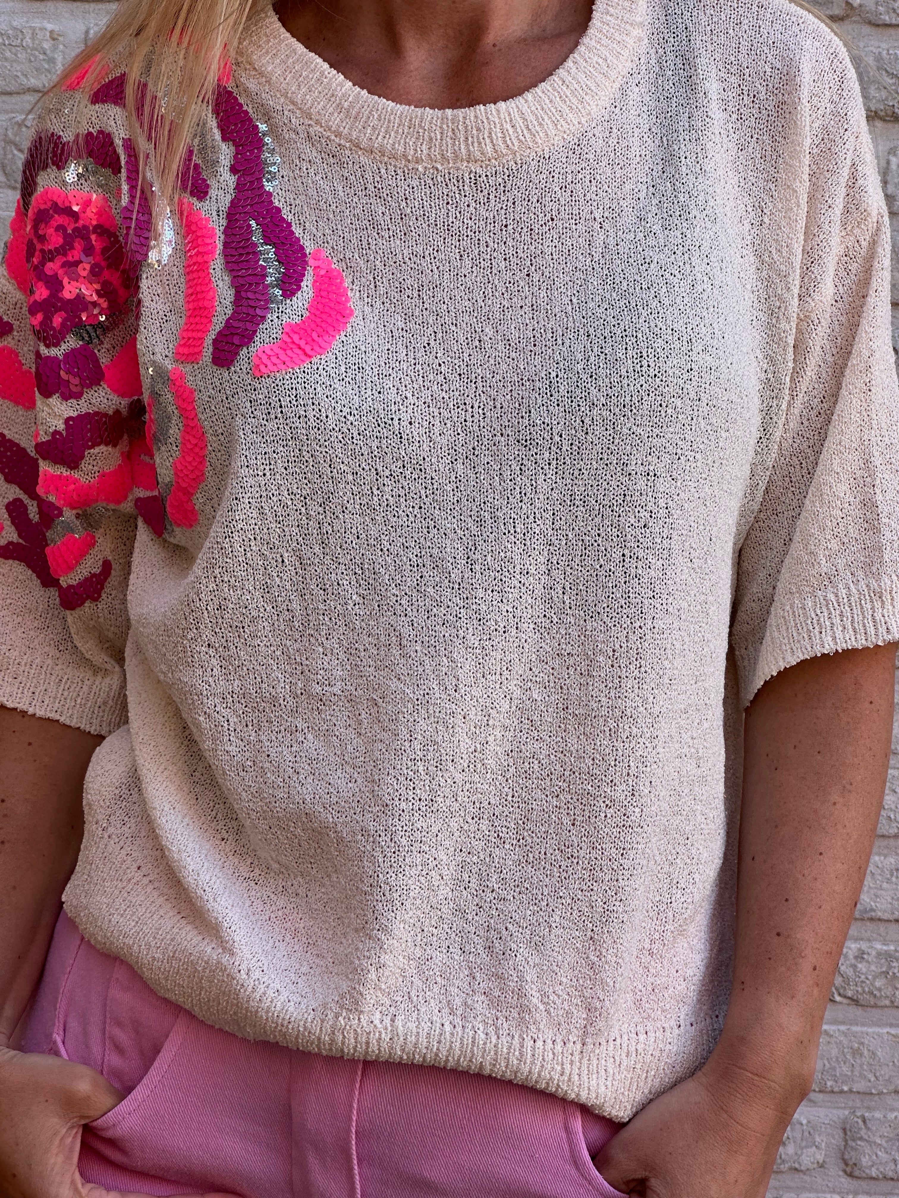 Pull Zita strass