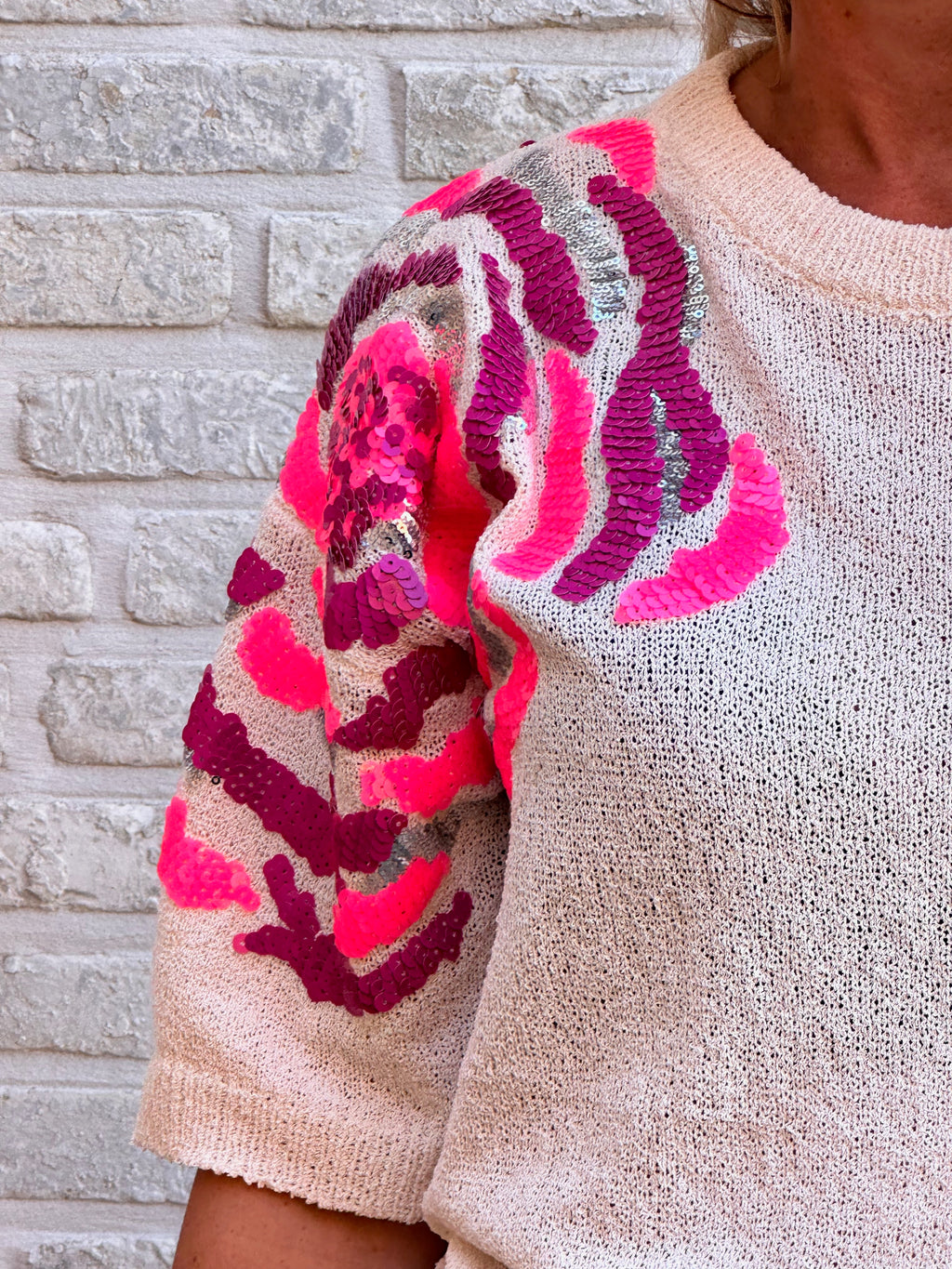 Pull Zita strass