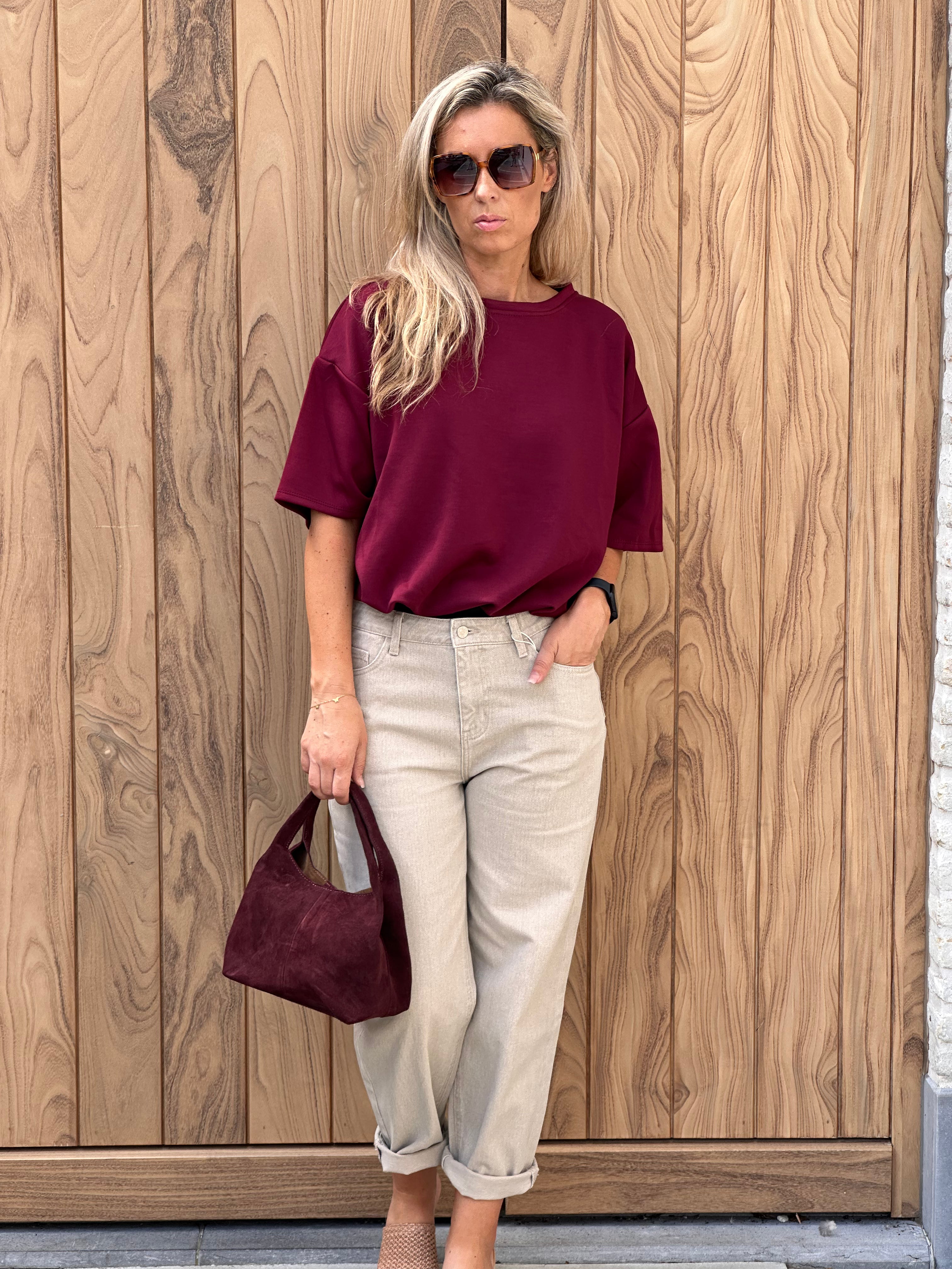 T-shirt Lexa Bordeaux