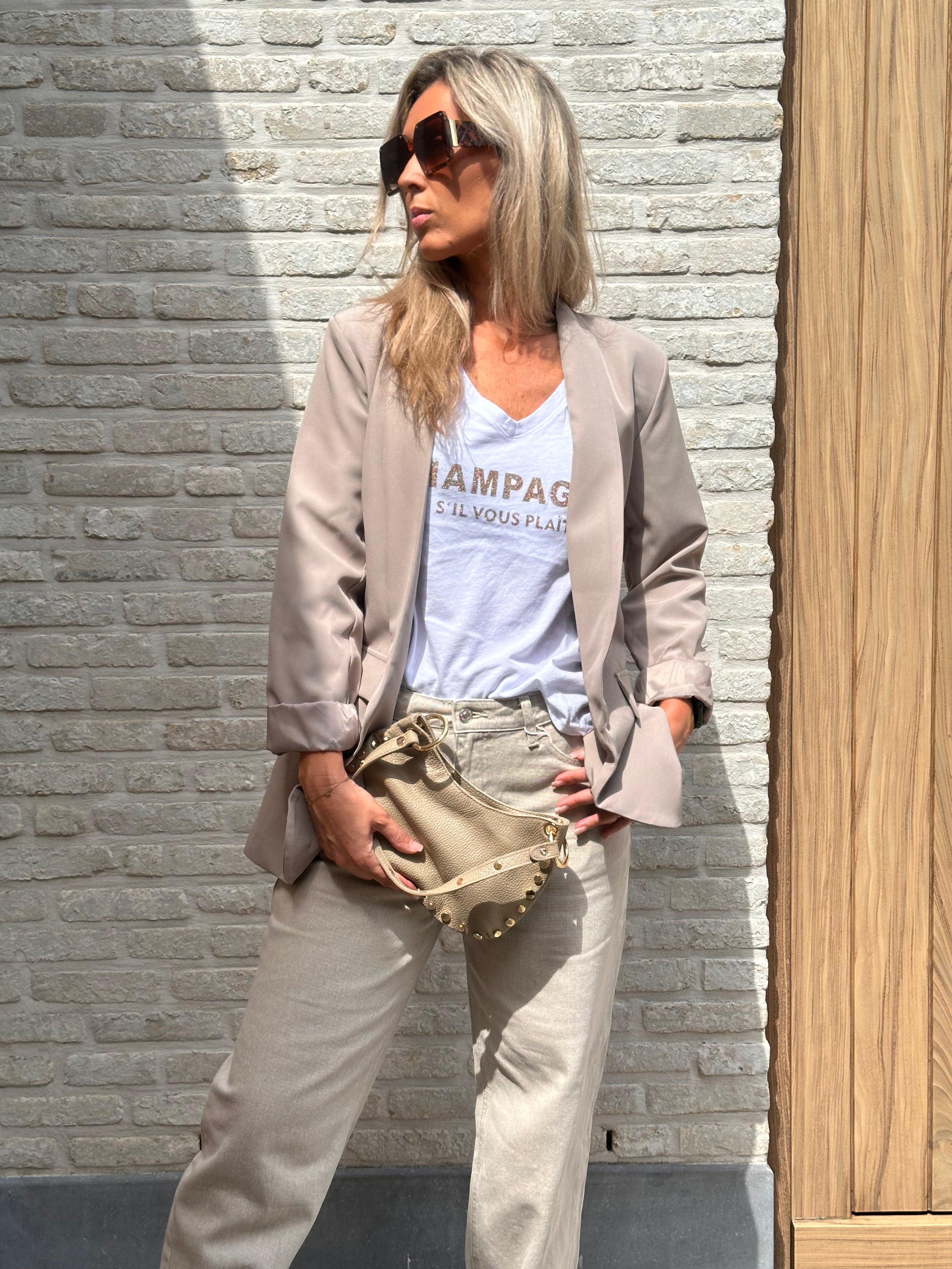 Blazer Naomi Taupe