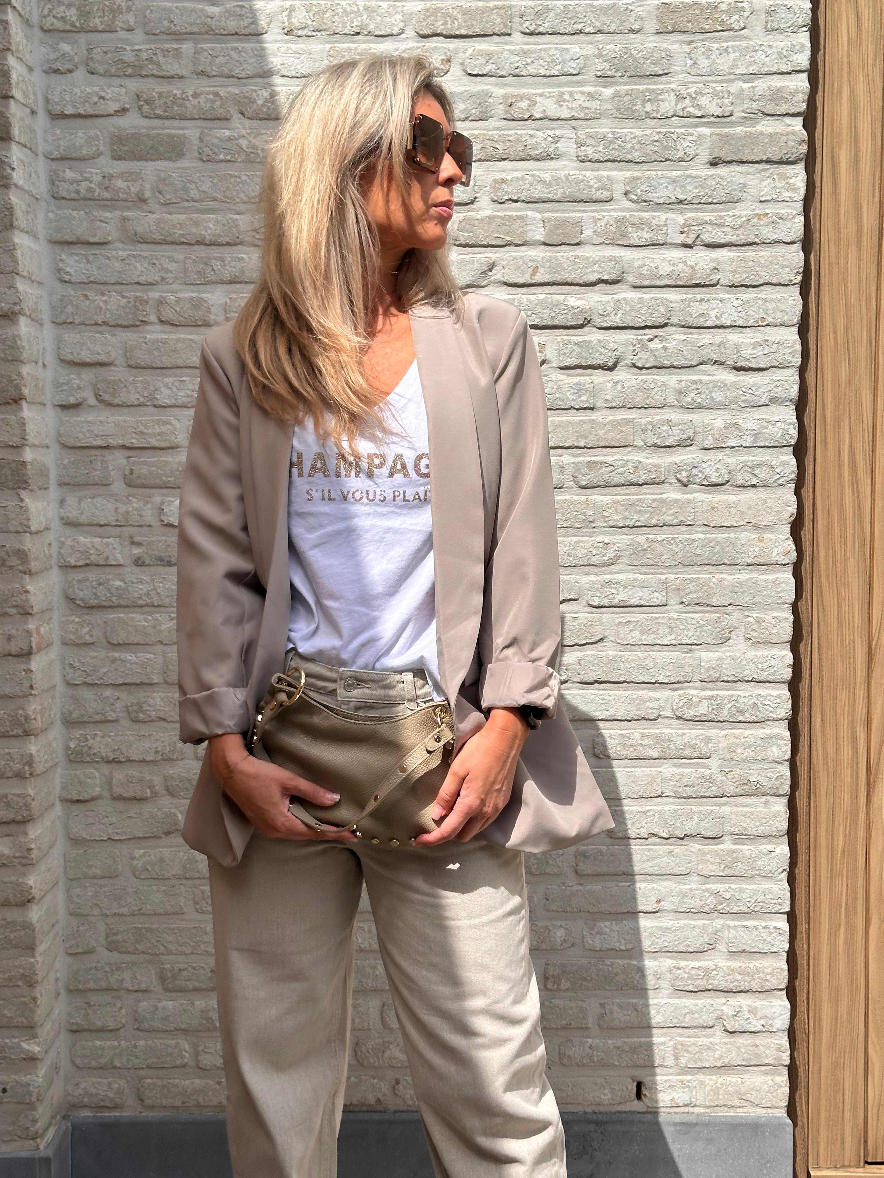 Blazer Naomi Taupe