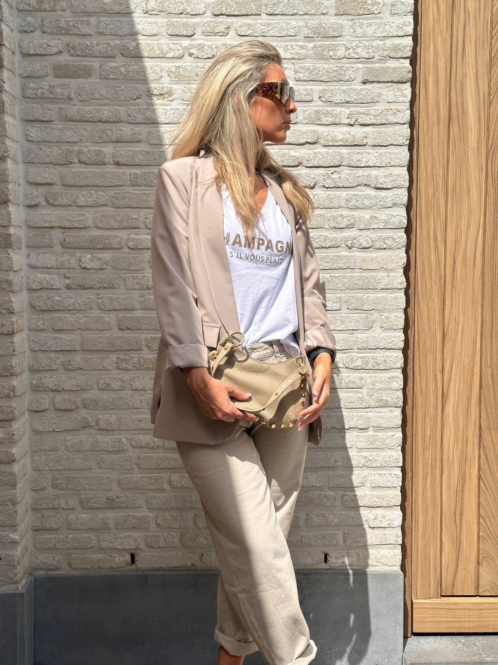 Blazer Naomi Taupe