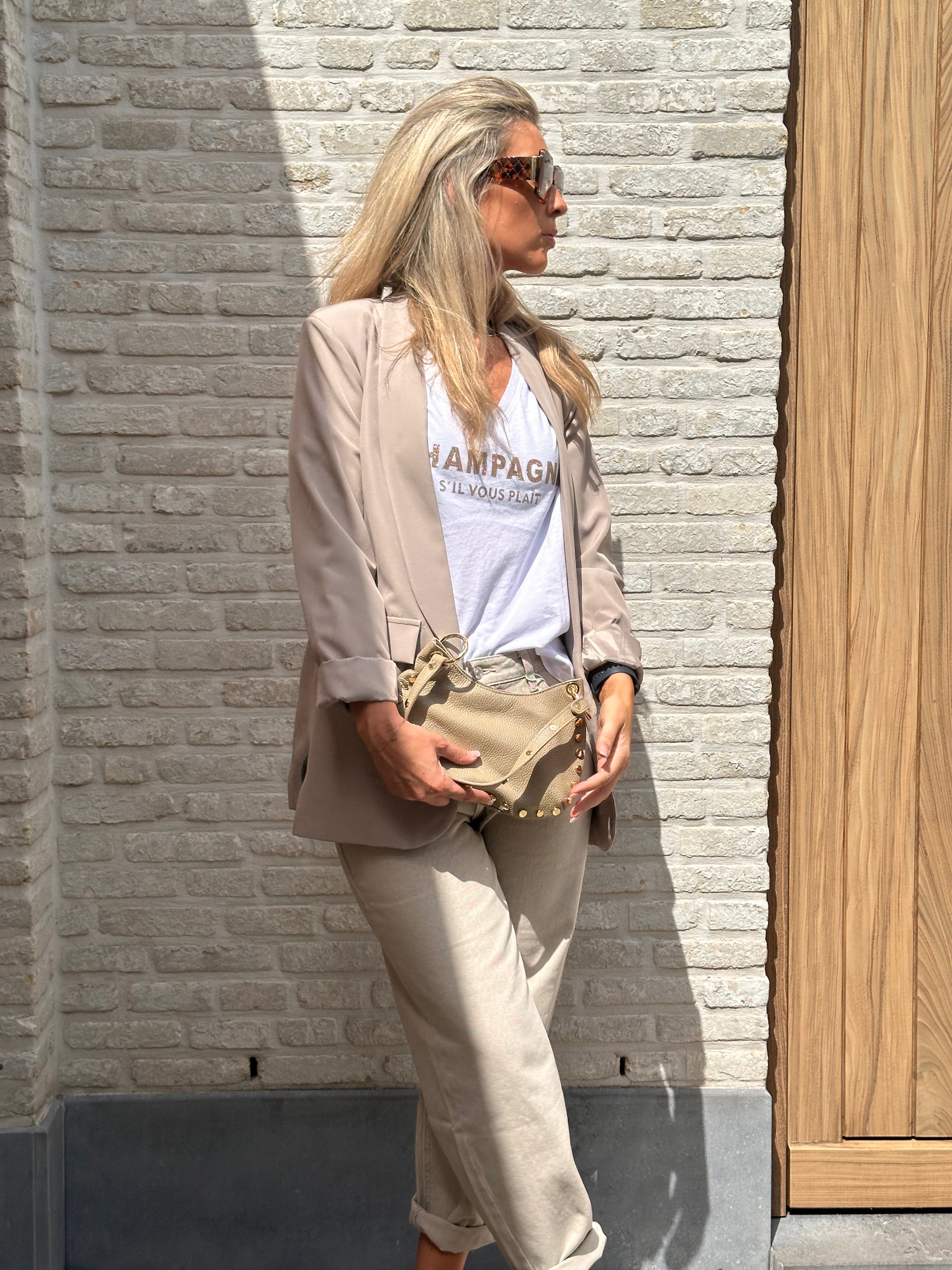 Blazer Naomi Taupe