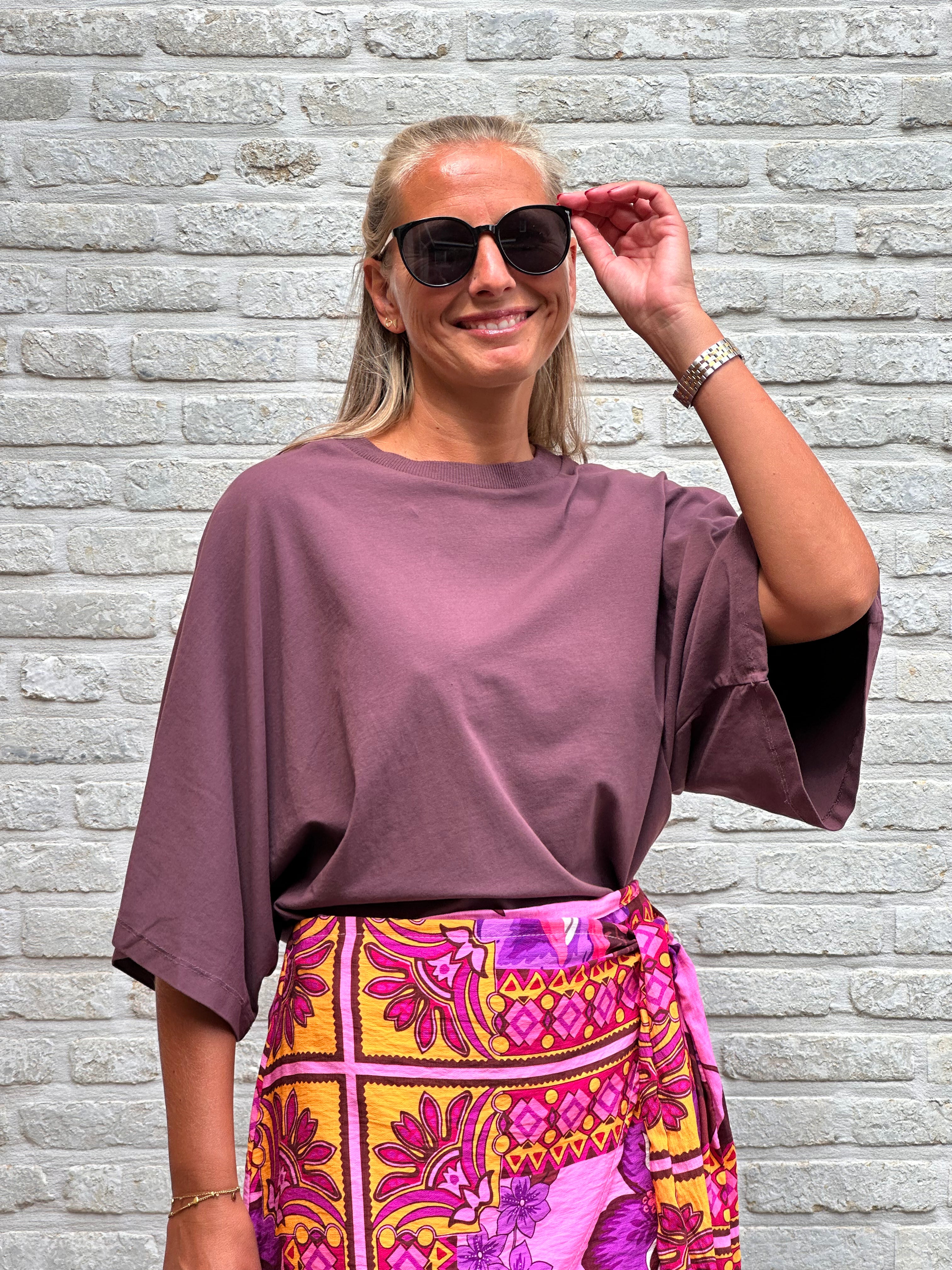 T-Shirt Zora Aubergine