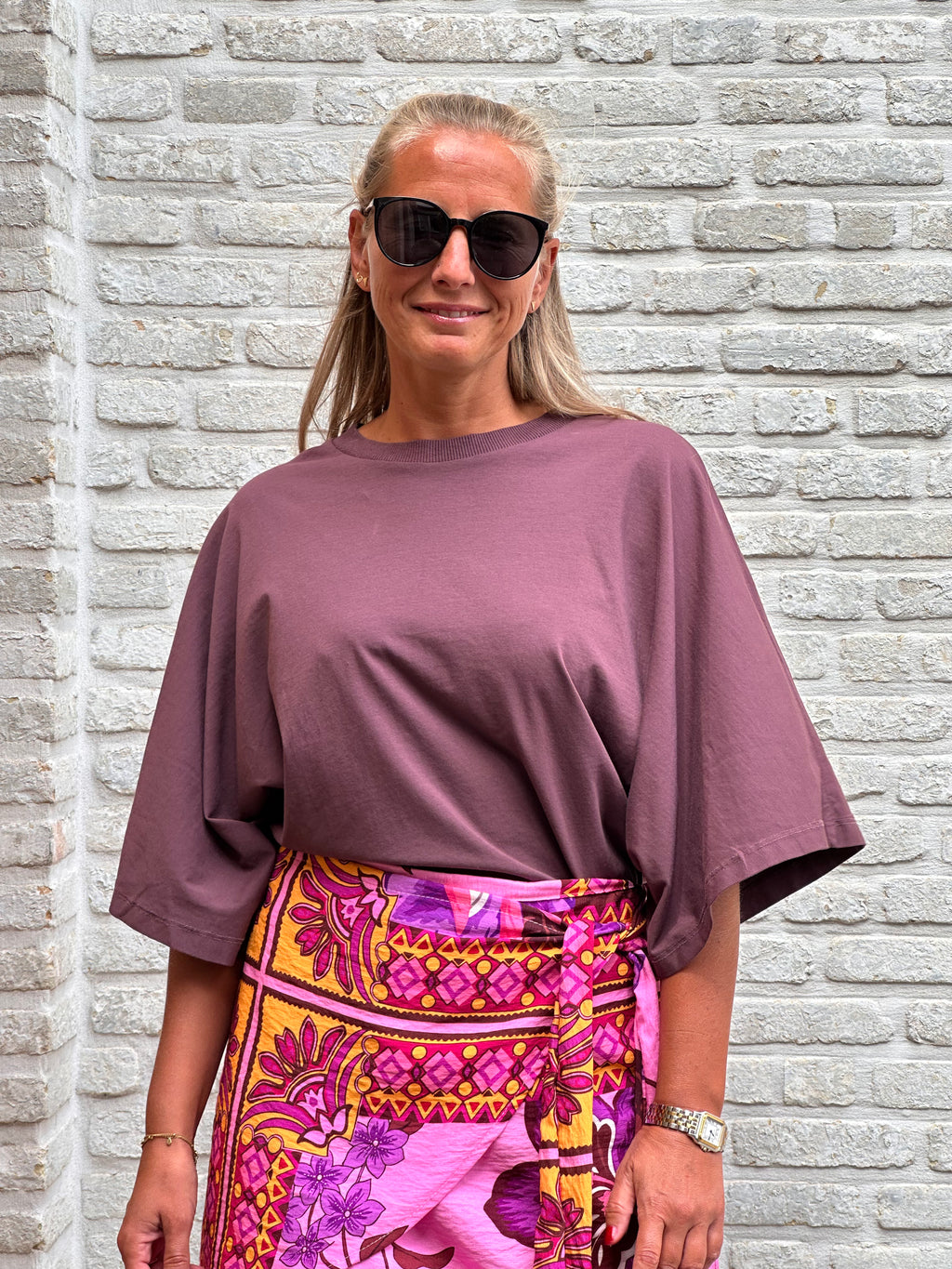 T-Shirt Zora Aubergine