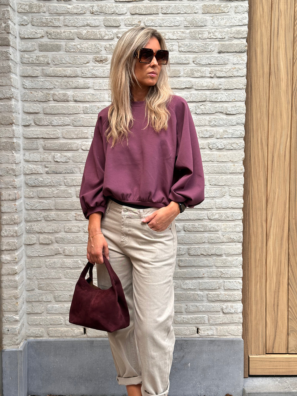 Sweater Céline Bordeaux