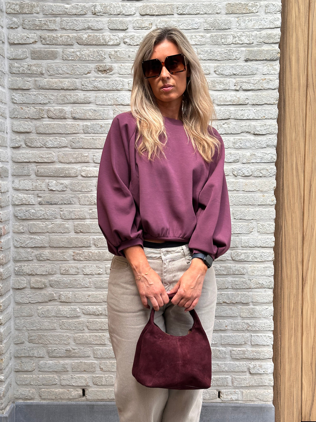 Sweater Céline Bordeaux