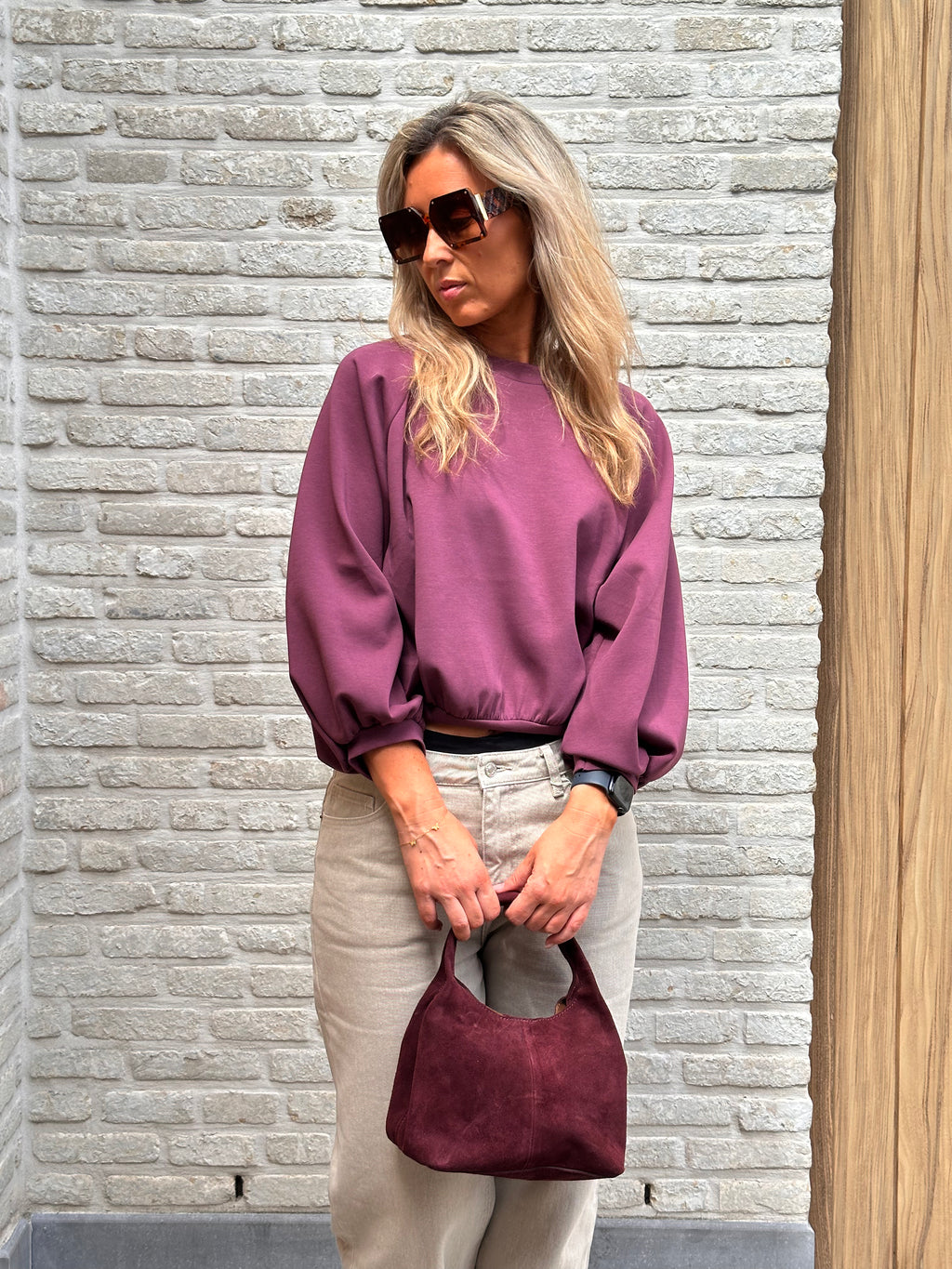 Sweater Céline Bordeaux