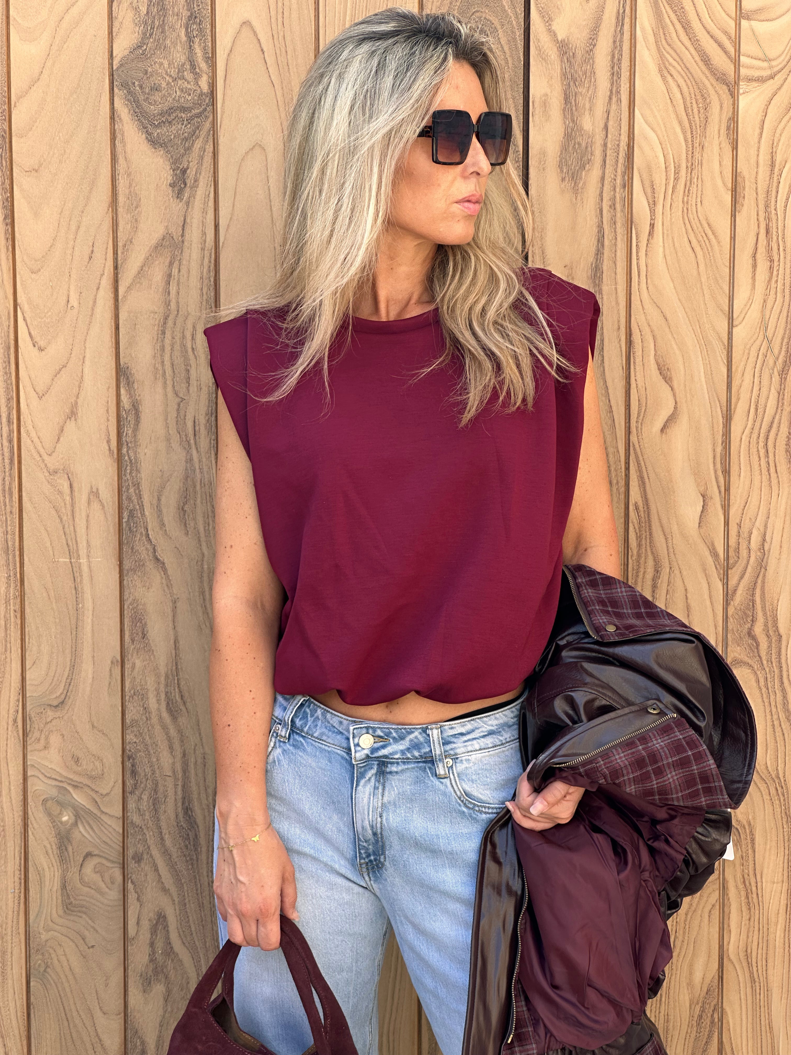 Top Ella Bordeaux