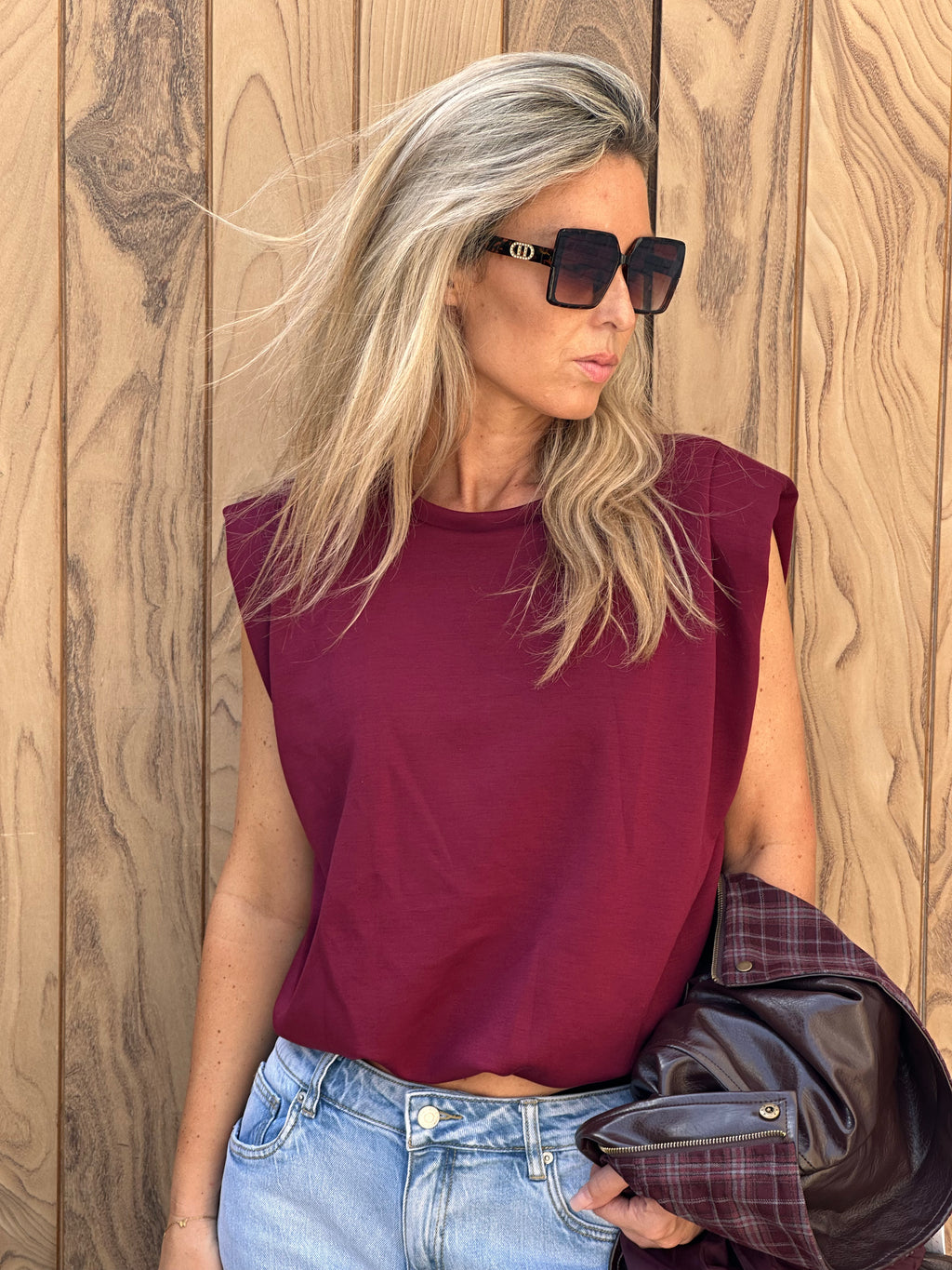 Top Ella Bordeaux
