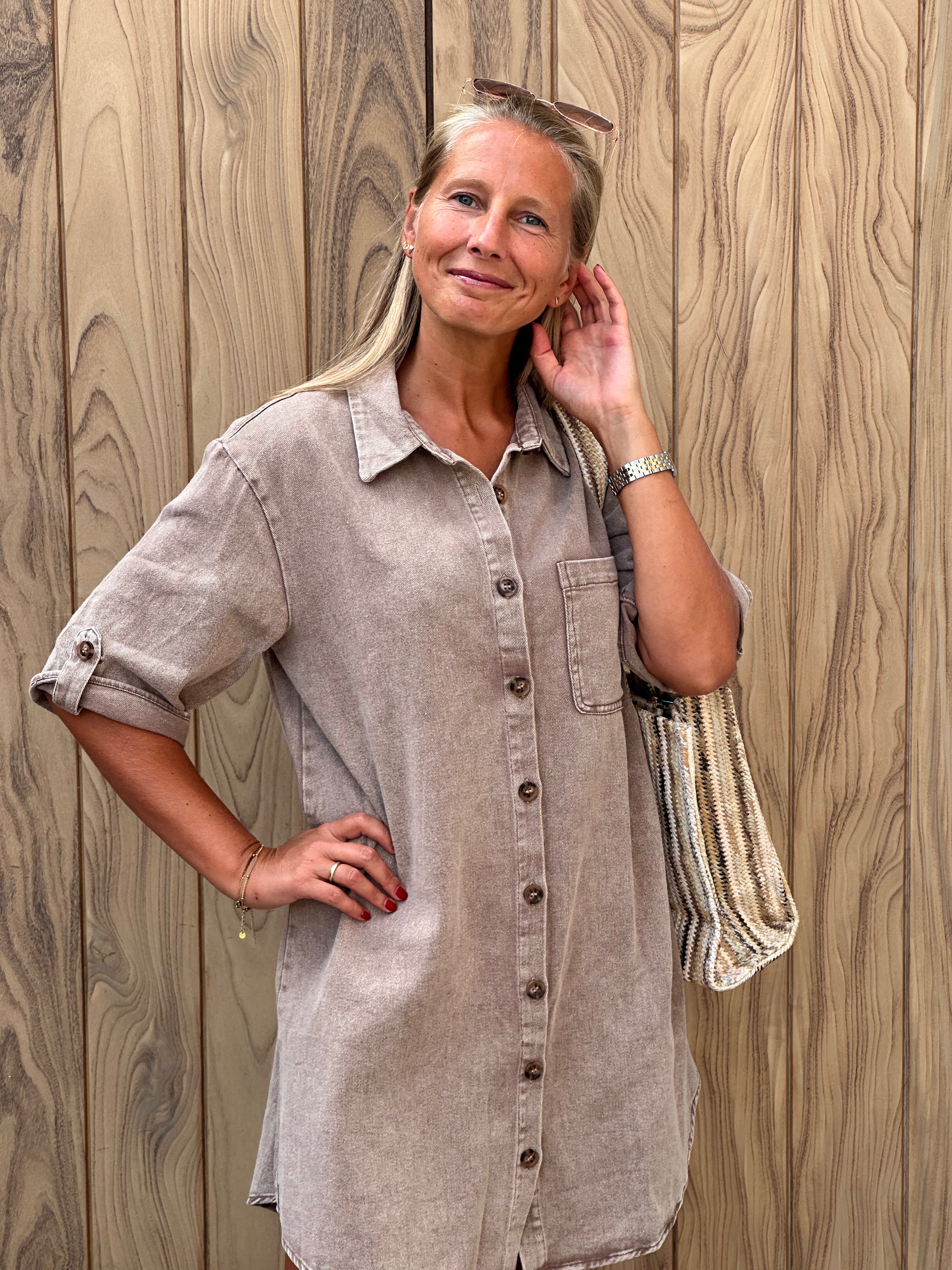 Jurk Aurora Taupe