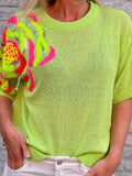 Pull Zita Strass Green