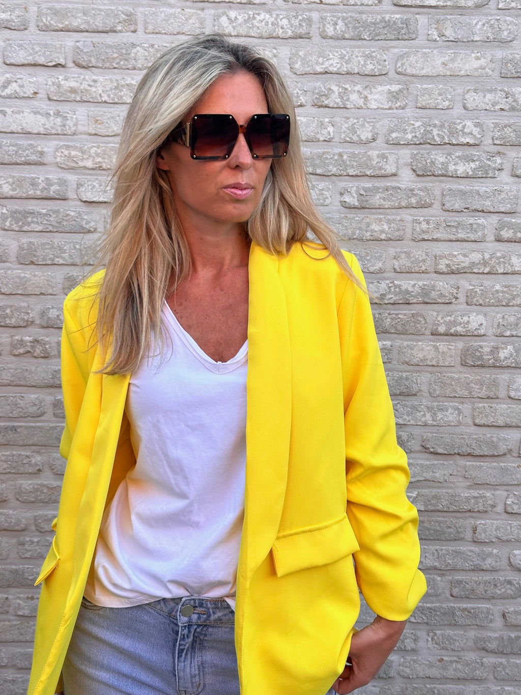 Blazer Fien Geel