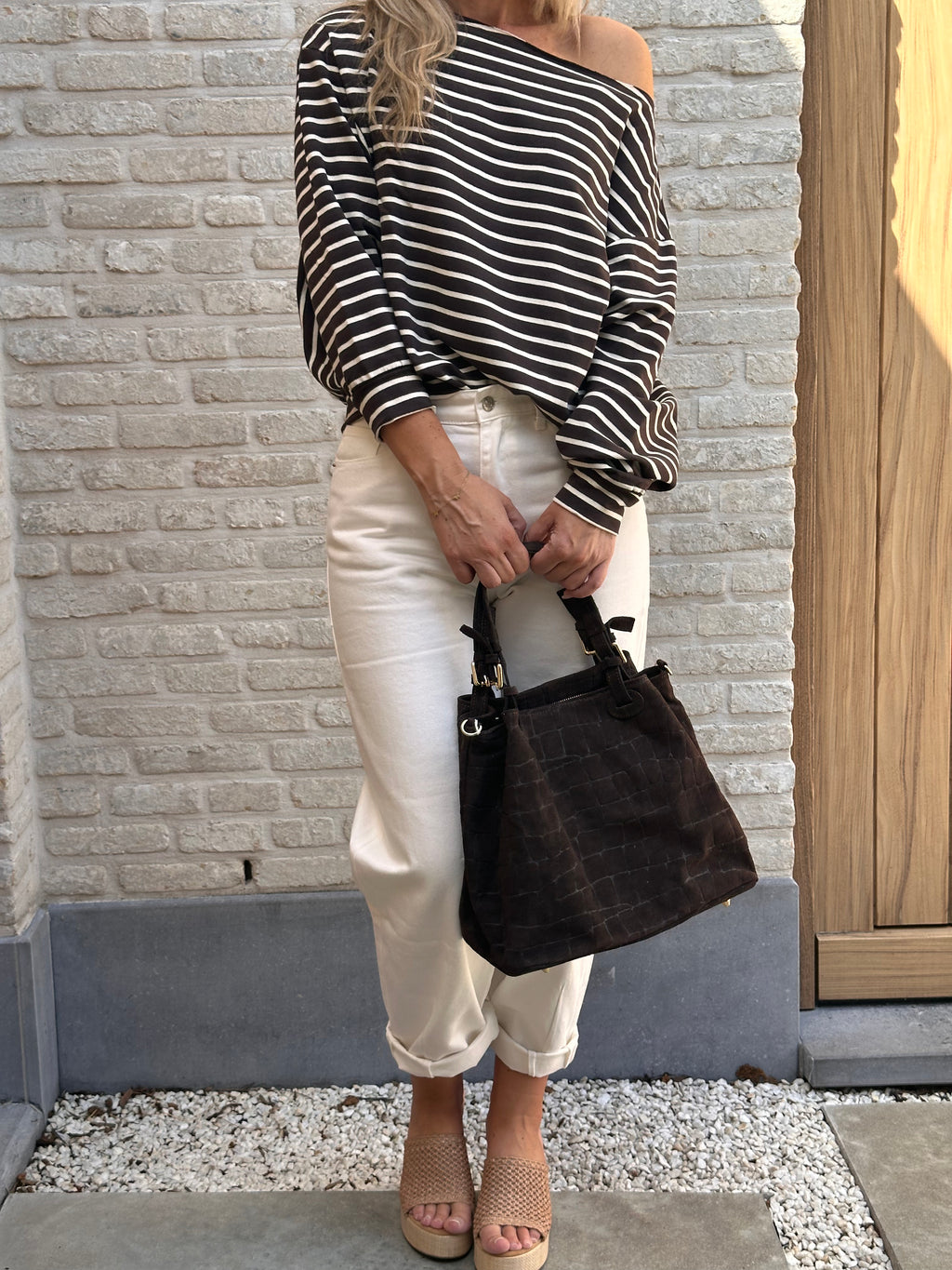 Sweater Peggy - Stripes Bruin