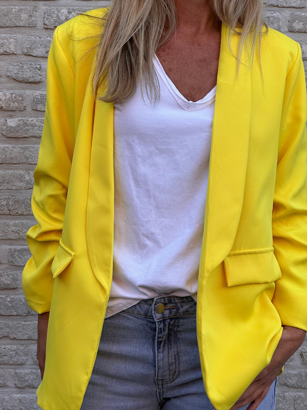 Blazer Fien Geel