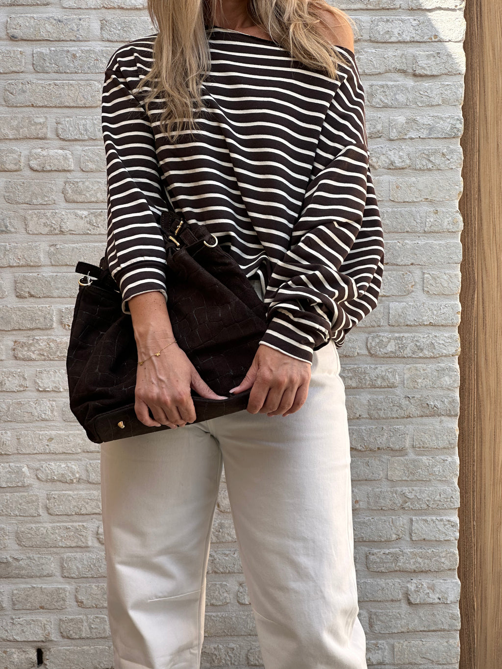Sweater Peggy - Stripes Bruin