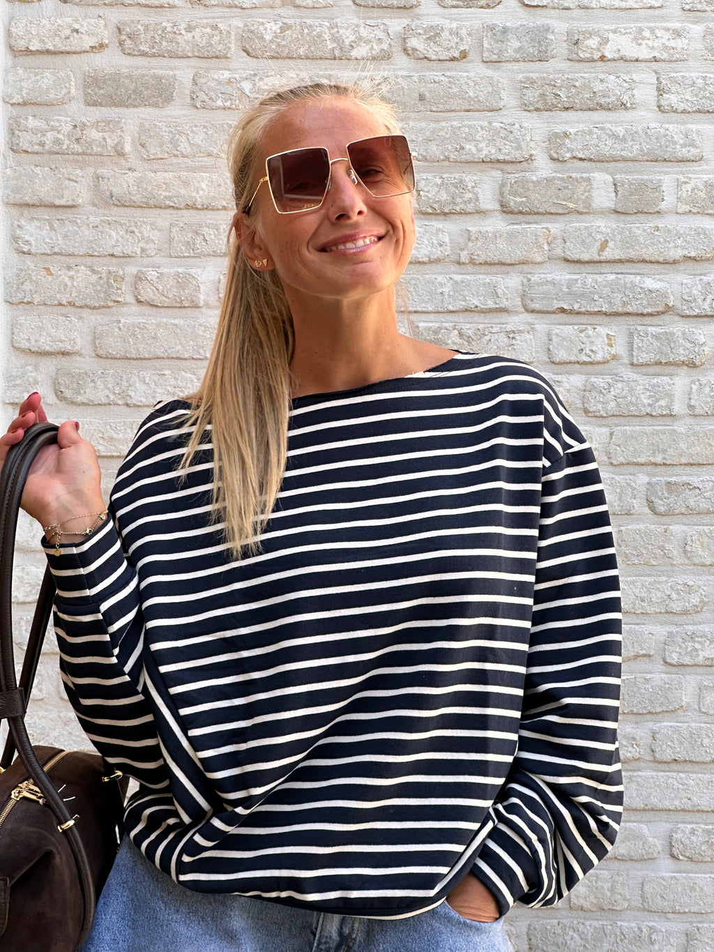 Sweater Peggy - Stripes Marine