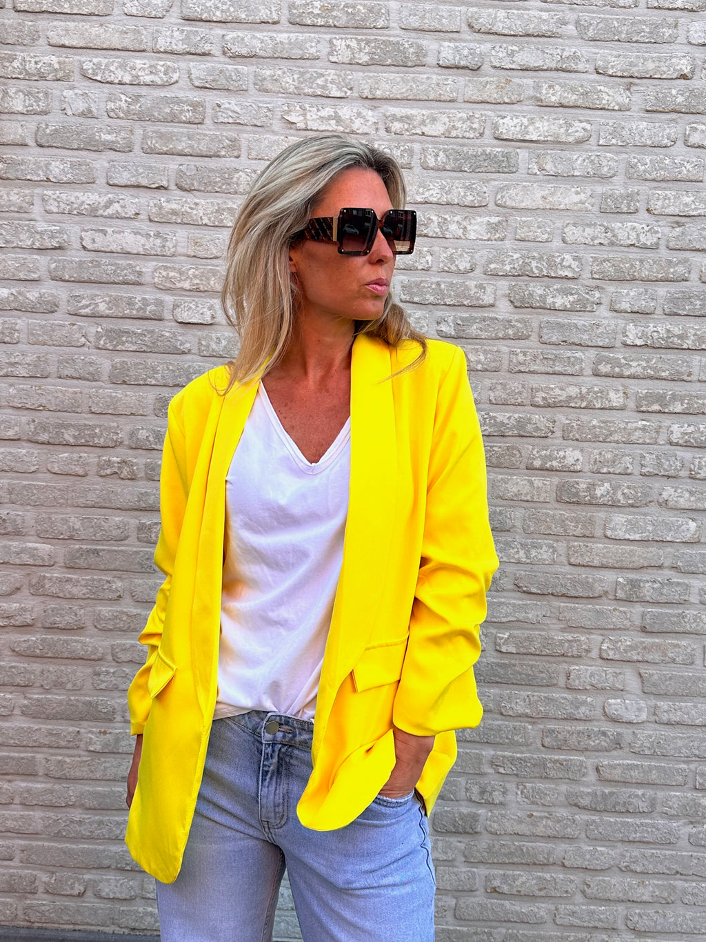 Blazer Fien Geel